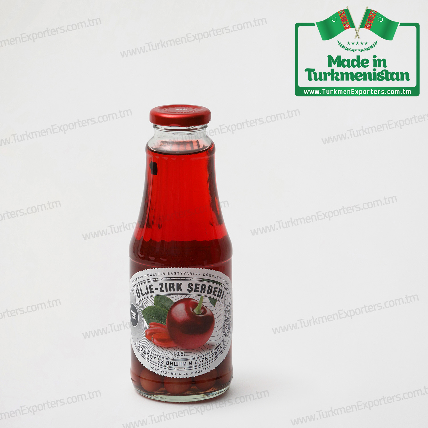 Cherry and barberry compote Teri 500ml | Ayly Yaz economic society 