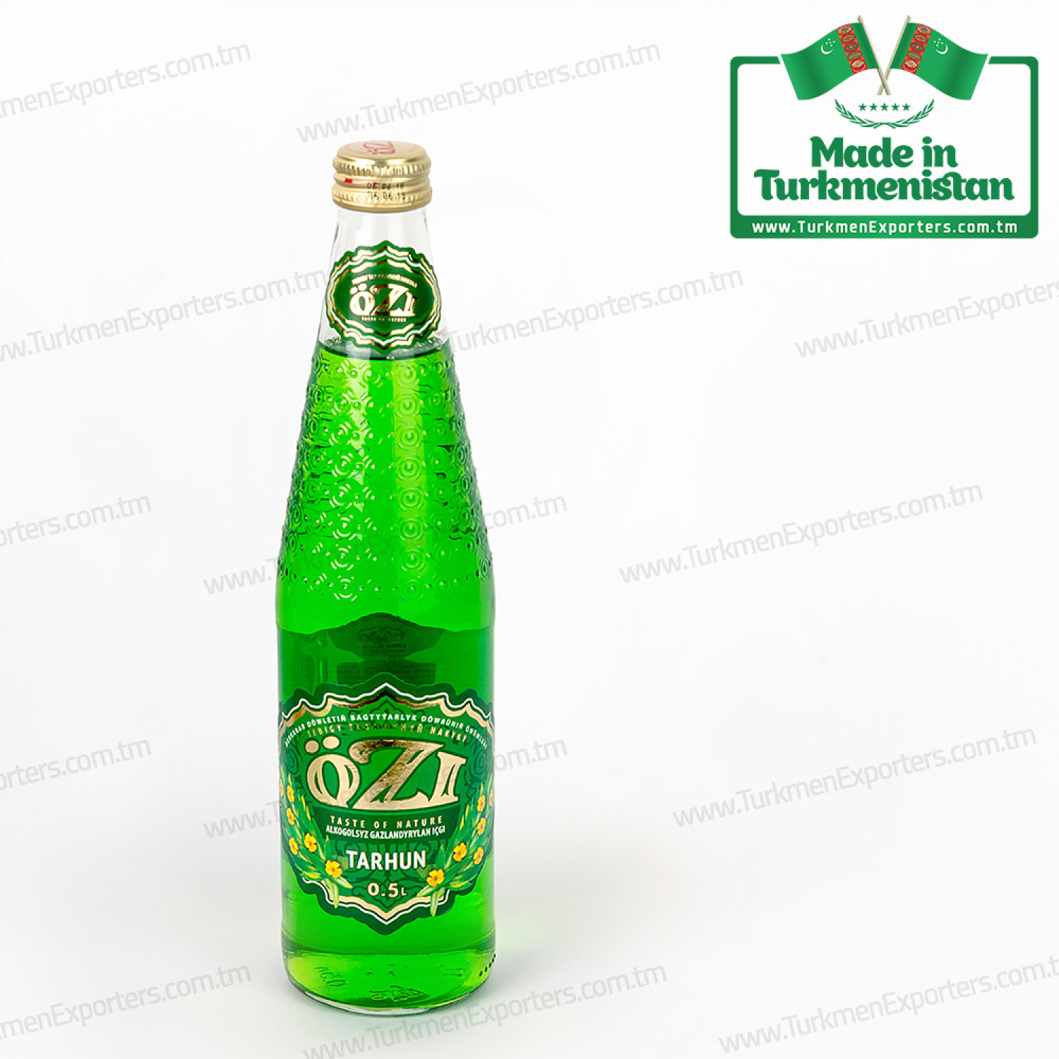 ÖZI - gazlandyrylan alkogolsyz içgi Tarhun 0,5 litr | Parahat HK