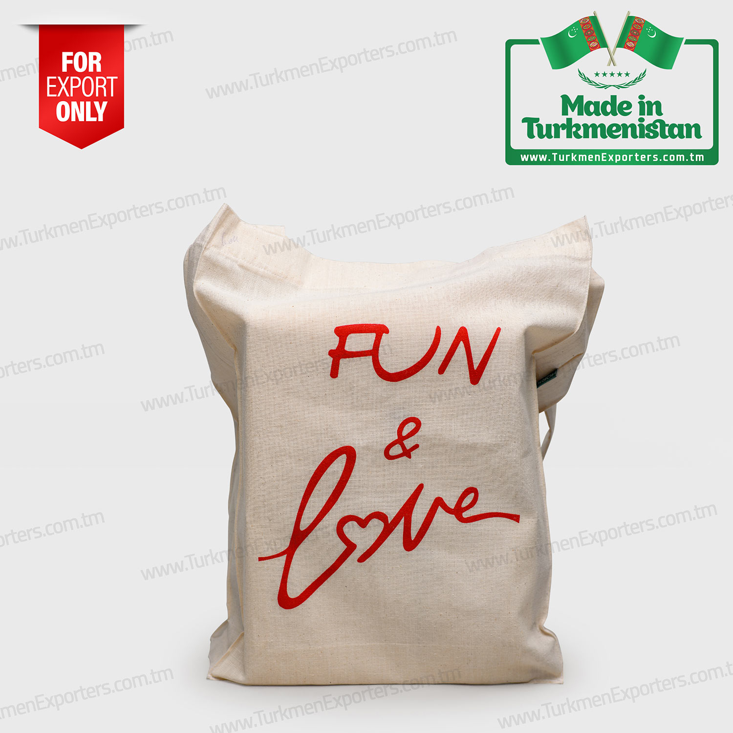 Eco cotton bag for export from Turkmenistan | Horjun Eco Bag