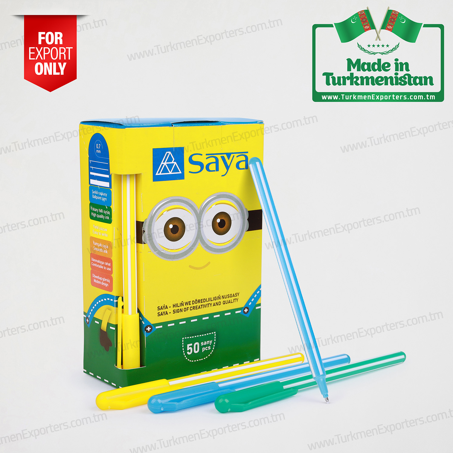 Ballpoint pen Made in Turkmenistan | Dowrebap Hil individual enterprise