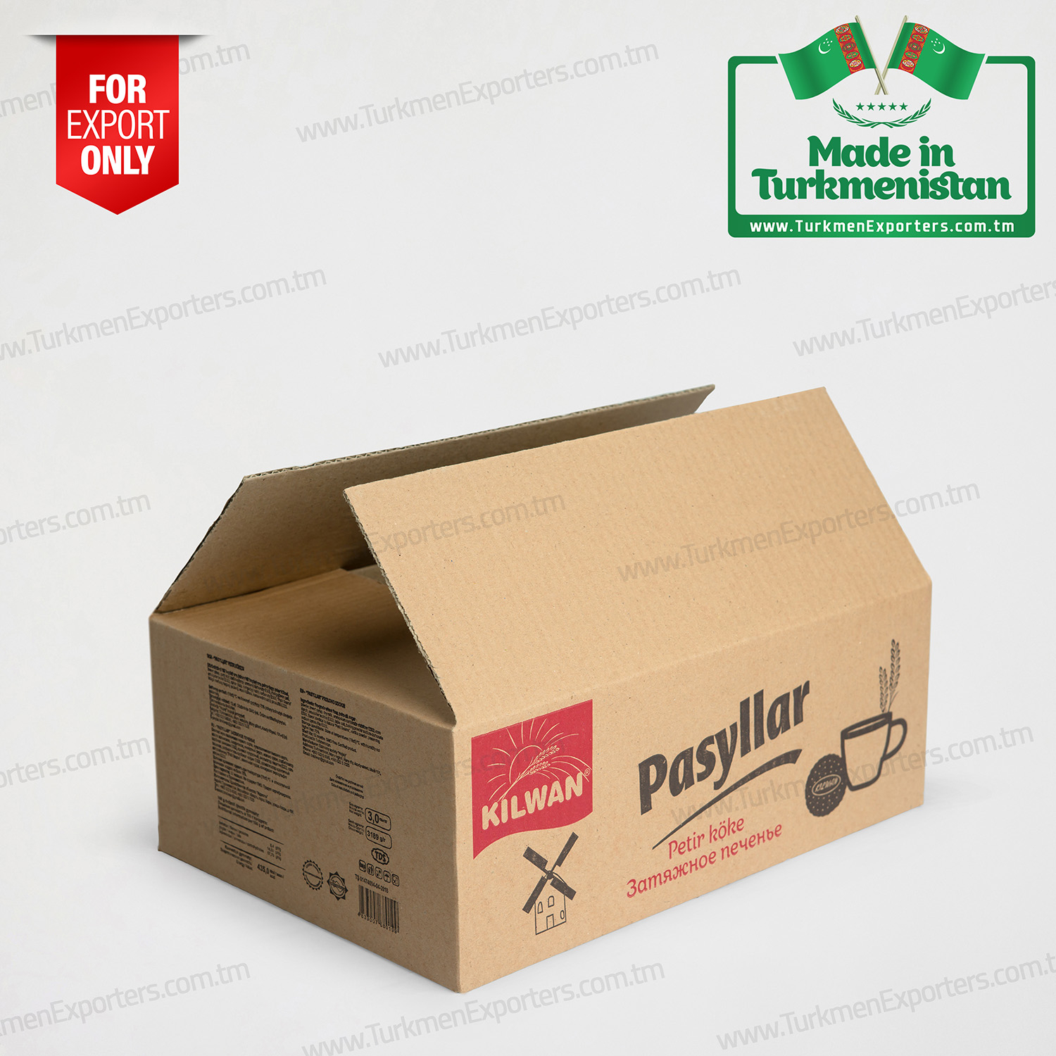 Carton box in Turkmenistan wholesale for export | Baka individual enterprise