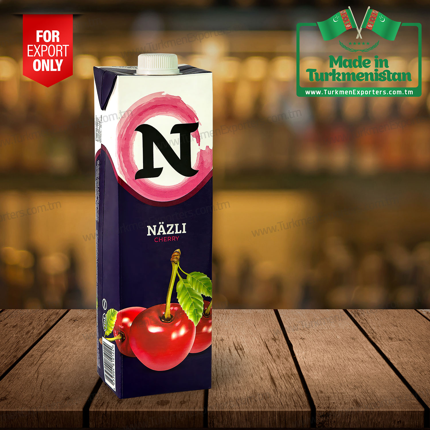 Cherry fruit juice Nazli 1 Litre | Yupekchi economic society