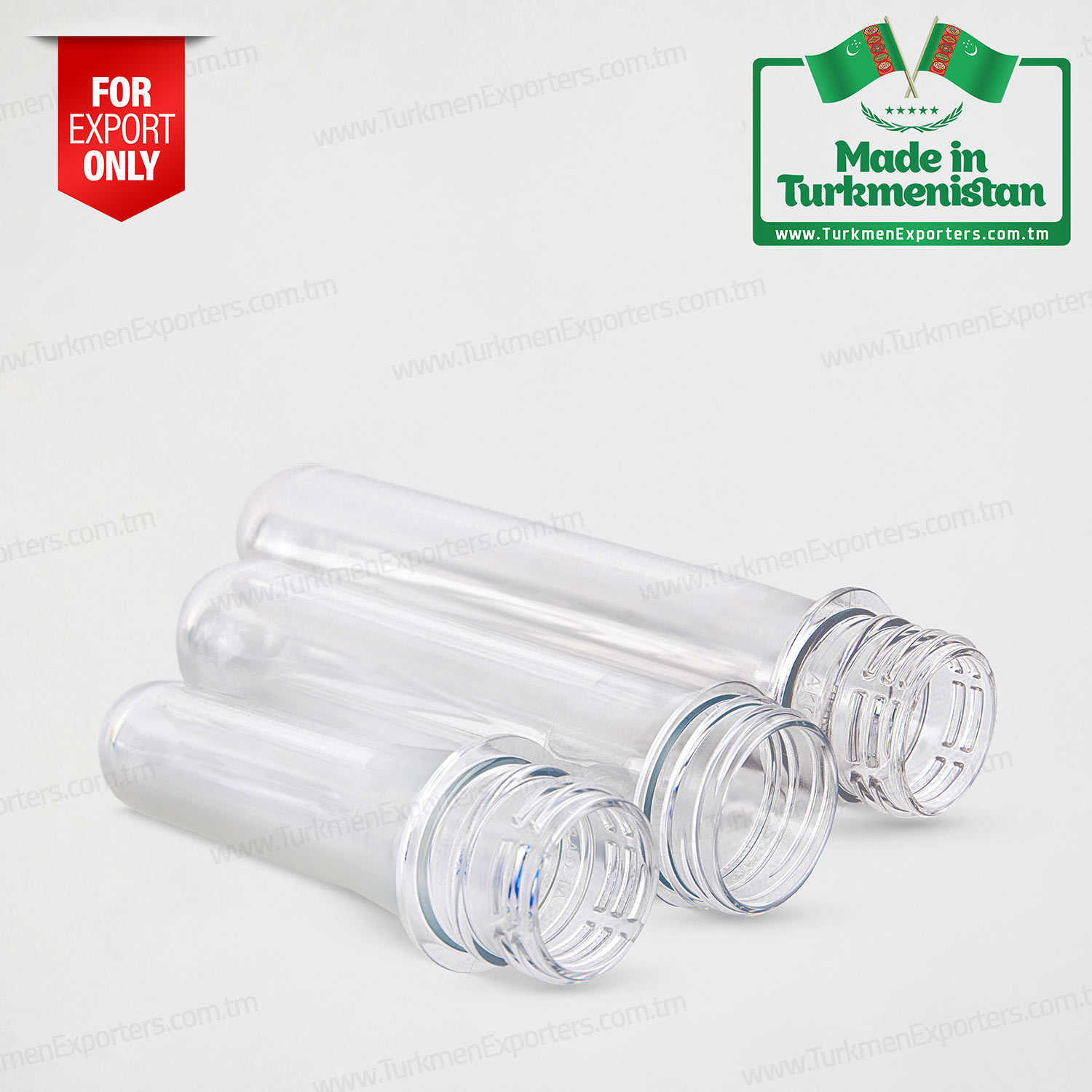 Plastic bottle PET preform in Turkmenistan wholesale for export | Ak Gap economic society