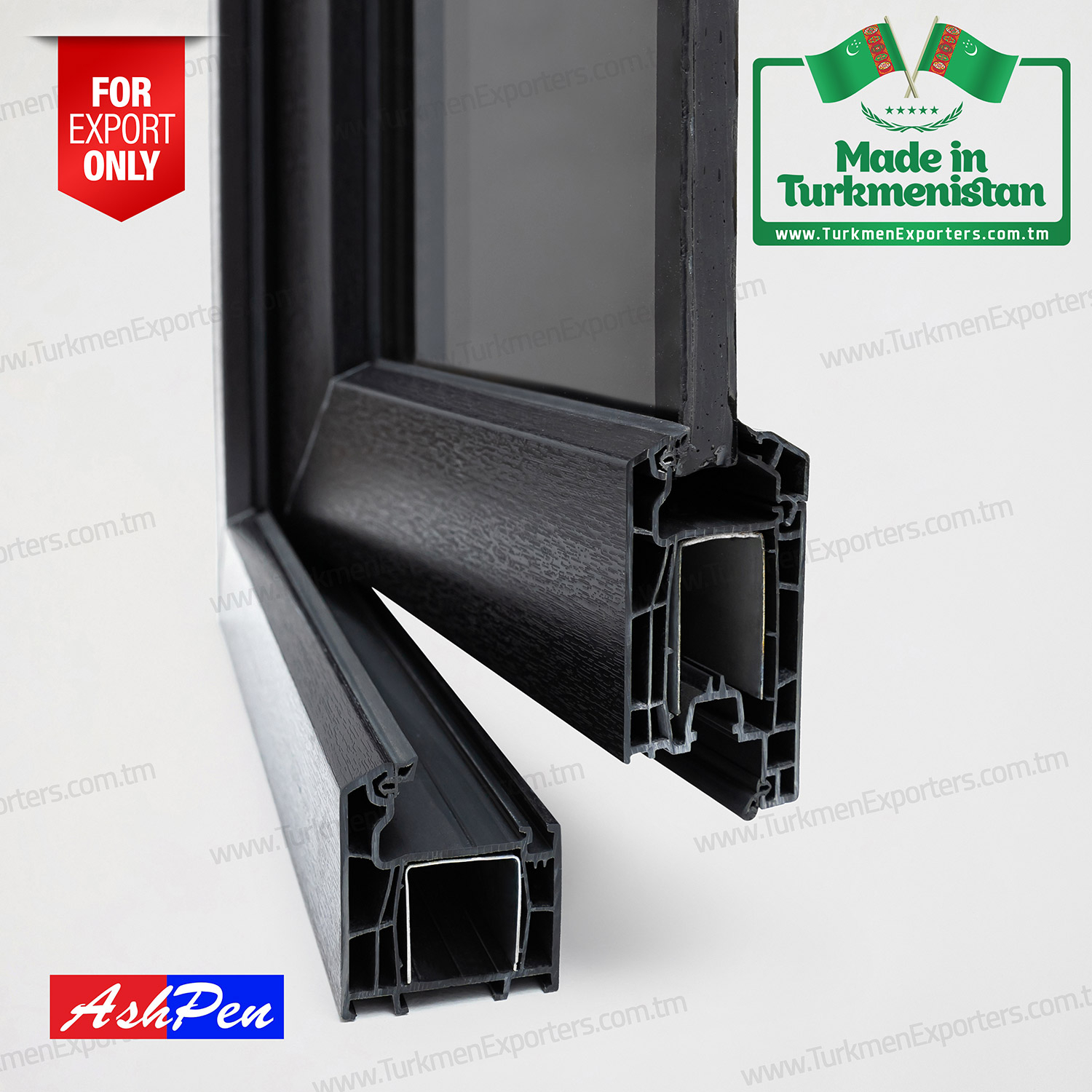 Пластиковый профиль ПВХ оптом из Туркменистана | Туркмен Пенджире ХО