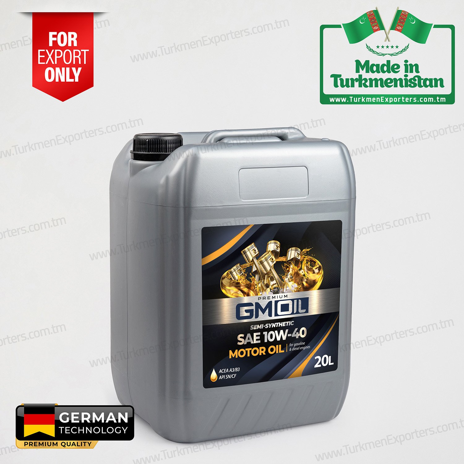 SAE 10W-40 motor ýagy GM OIL 20L | Geljege Miras HK
