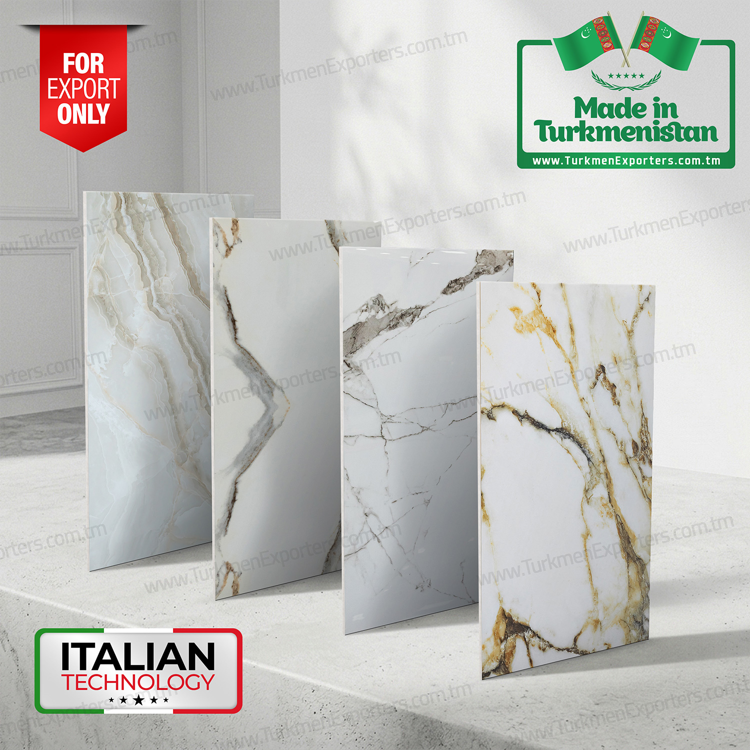 Ceramic tiles wholesale from Turkmenistan | Eziz Doganlar Keramika ES