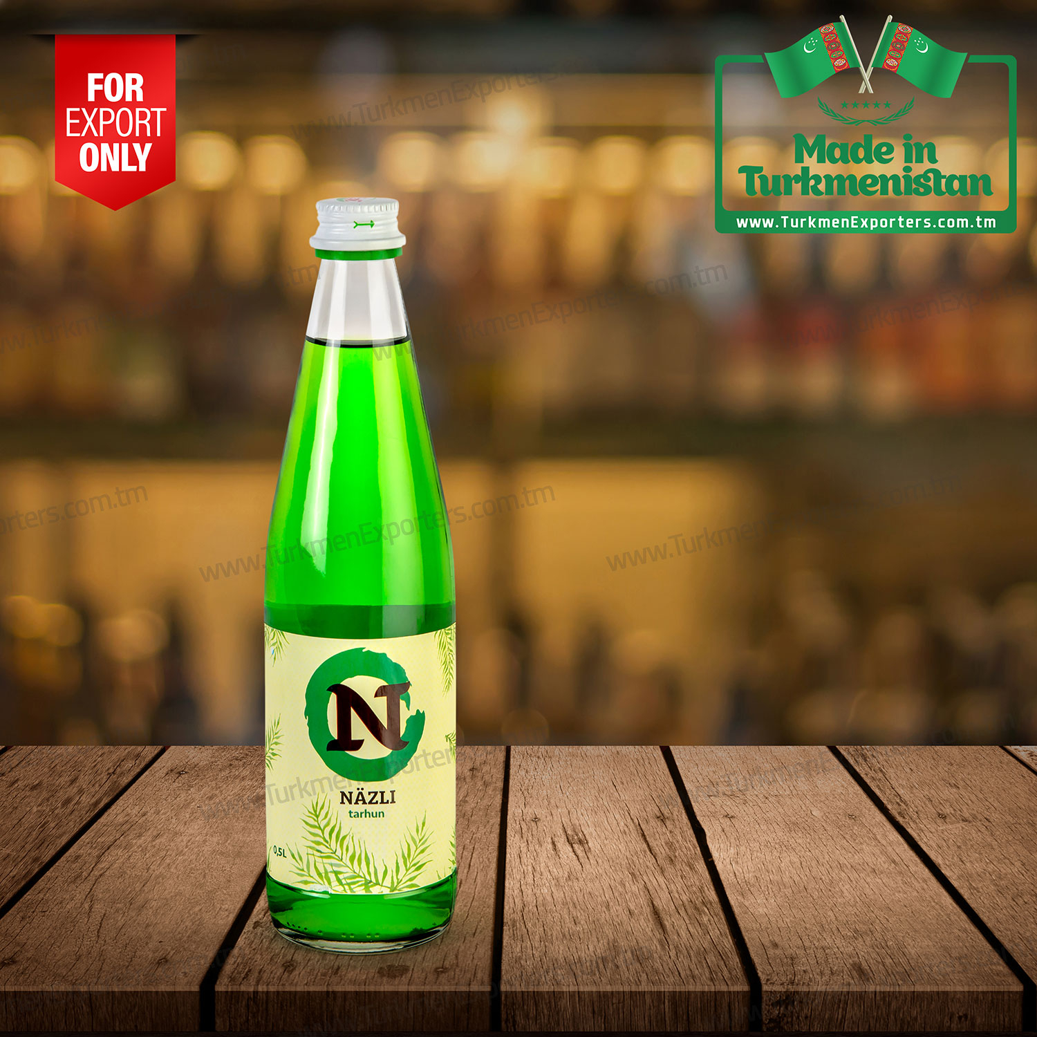 Alkolsüz gazozlu içecek Näzli 0,5 litre tarhun | Yüpekçi limited şirketi