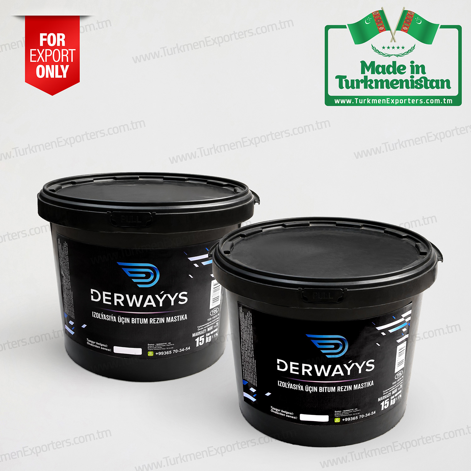 Bitumen mastic Made in Turkmenistan | Derwayys individual enterprise