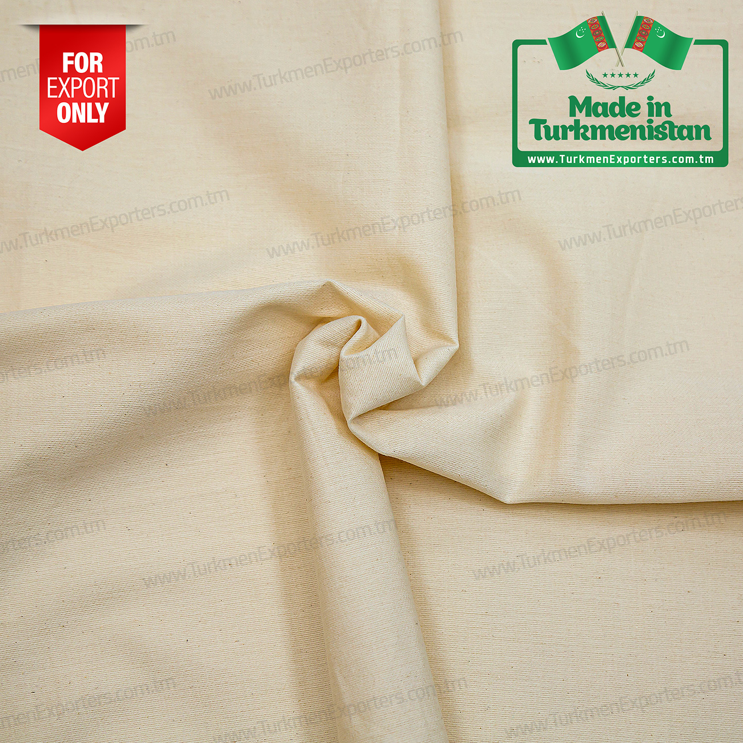 Raw satin cotton fabric | Babadayhan Textile Complex