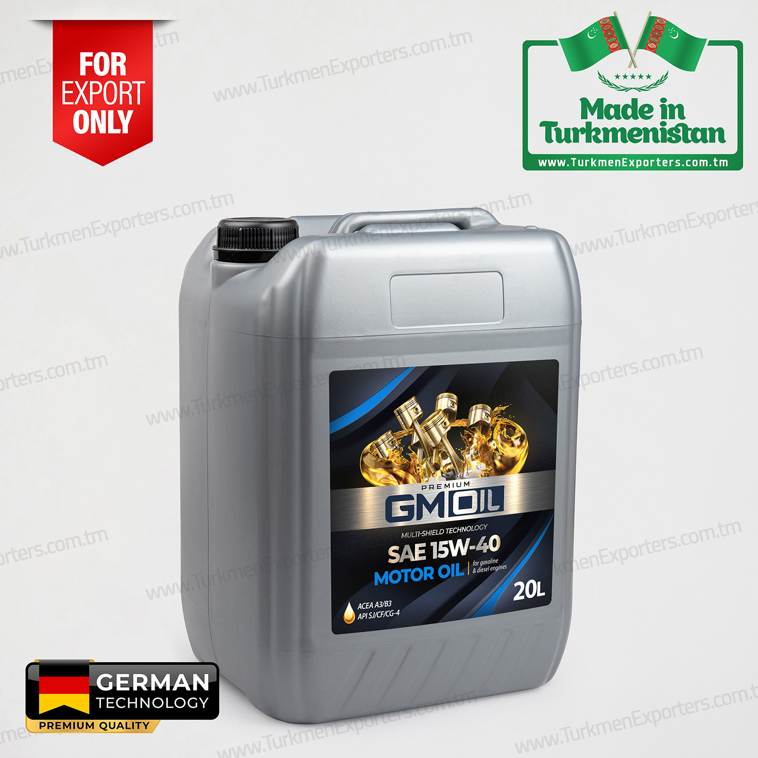 SAE 15W-40 motor ýagy GM OIL 20L | Geljege Miras HK