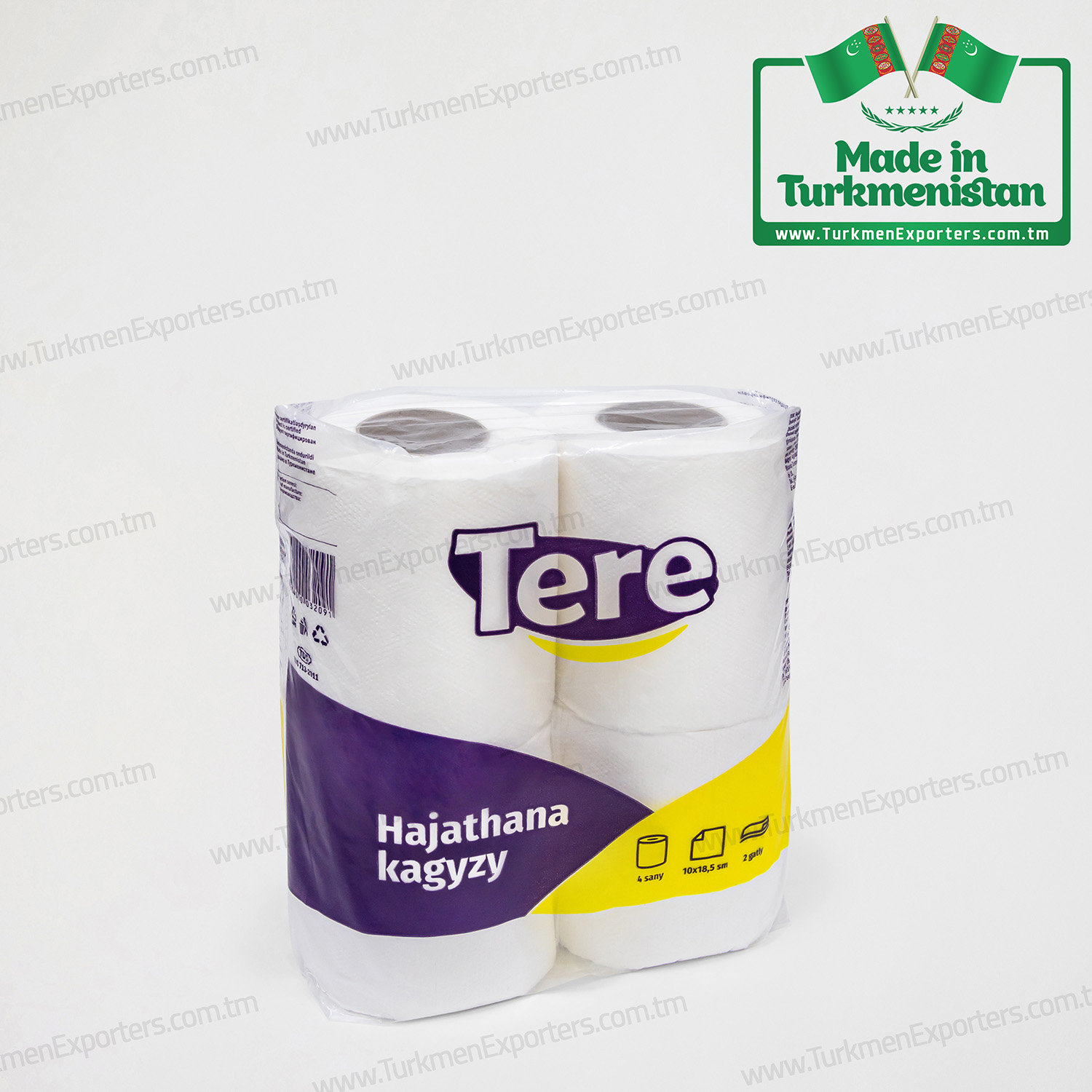 Toilet paper Made in Turkmenistan | Tere paper factory