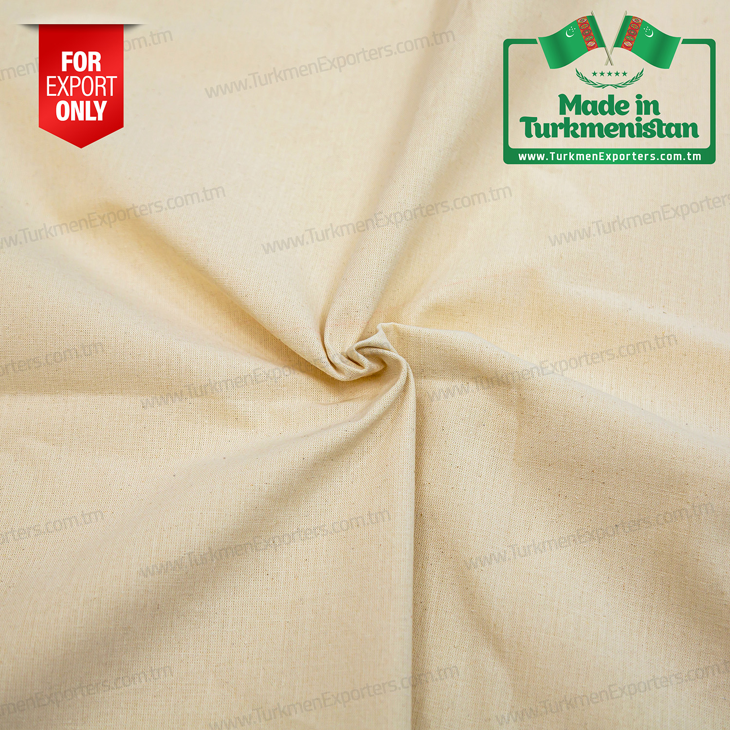 Raw greige cretonne cotton fabric | Babadayhan Textile Complex