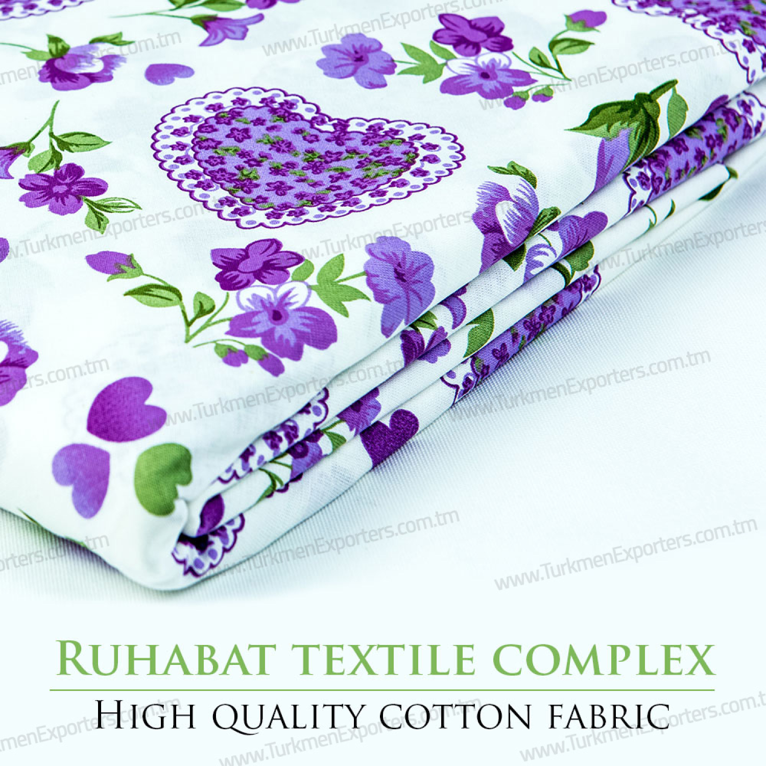 Cotton cretonne fabric Turkmenistan | Ruhabat Textile Complex