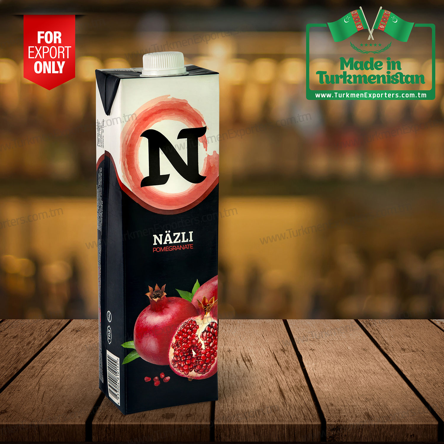 Pomegranate fruit juice Nazli 1 Litre | Yupekchi economic society