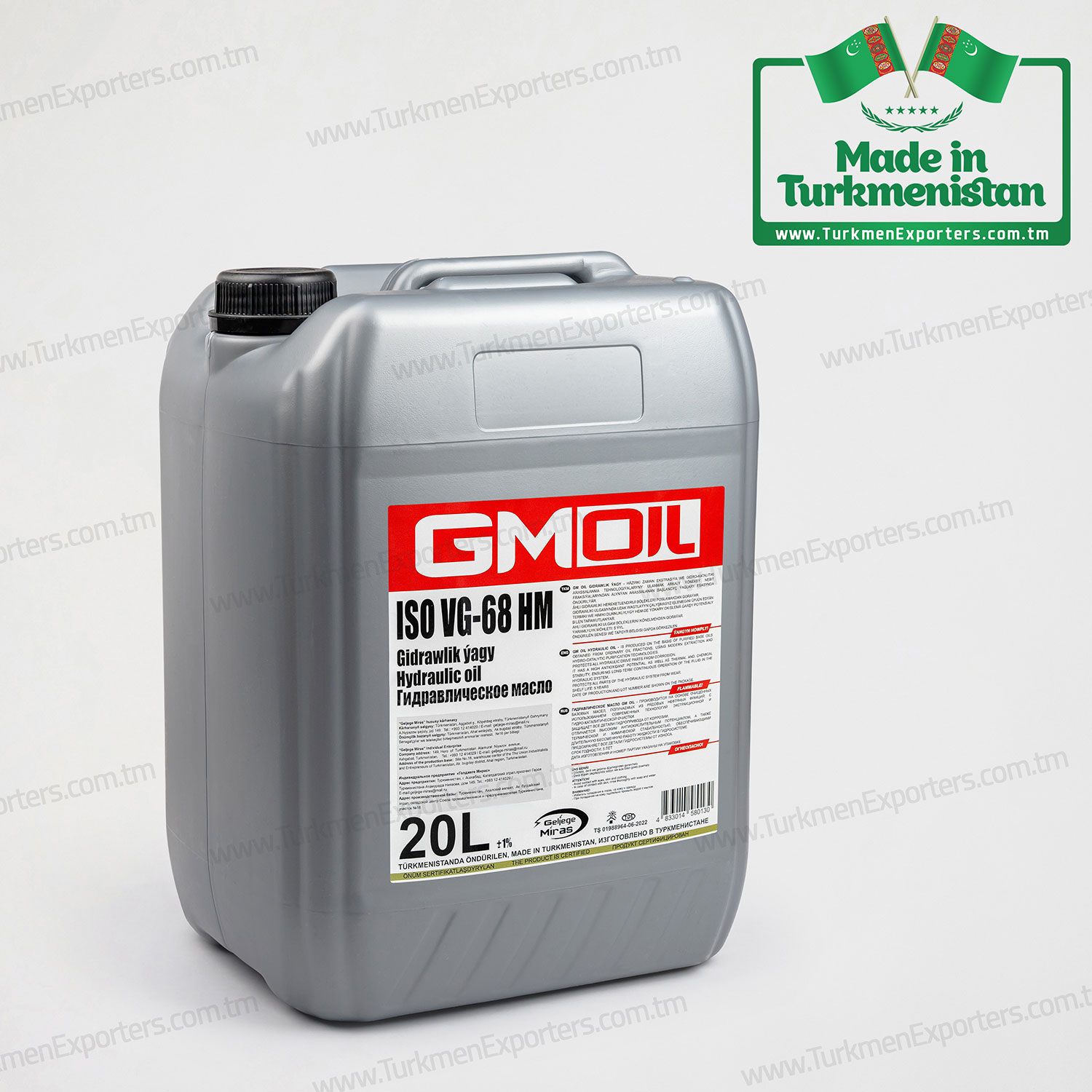 Hidrolik yağ ISO VG-68 HM GM-Oil | Gelcege Miras özel şirketi