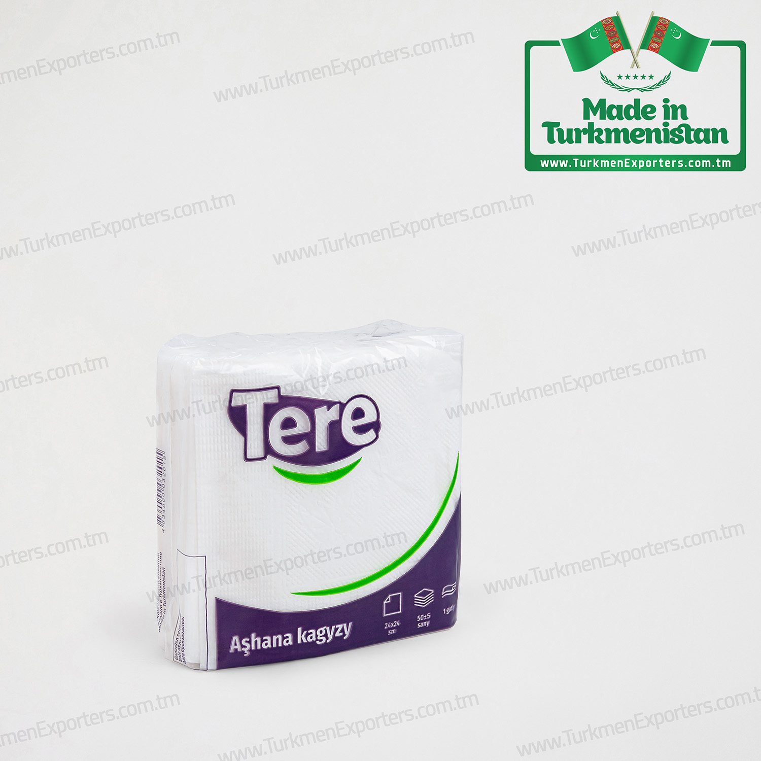 Paper napkins Made in Turkmenistan | Tere paper factory