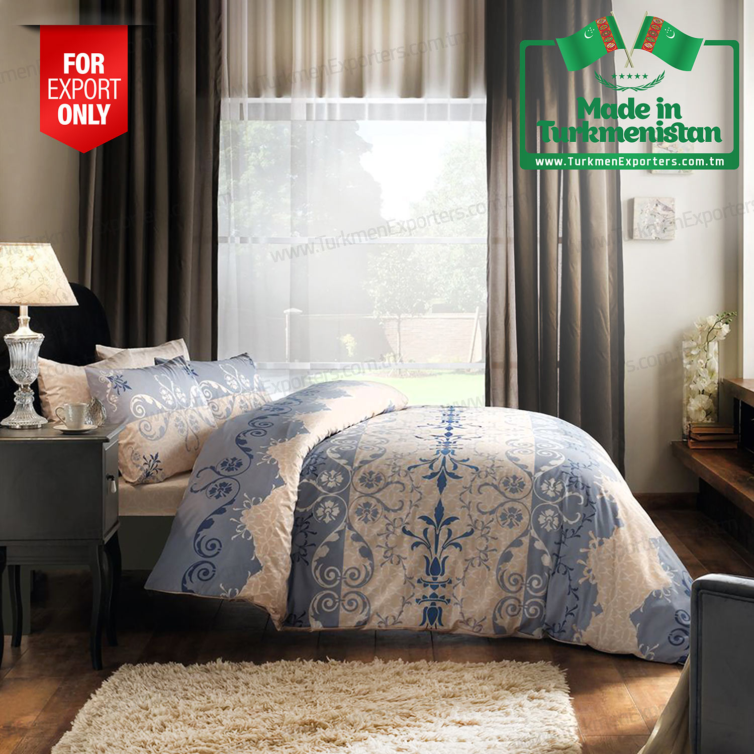 Bedroom linens in Turkmenistan | Ashgabat Textile Complex