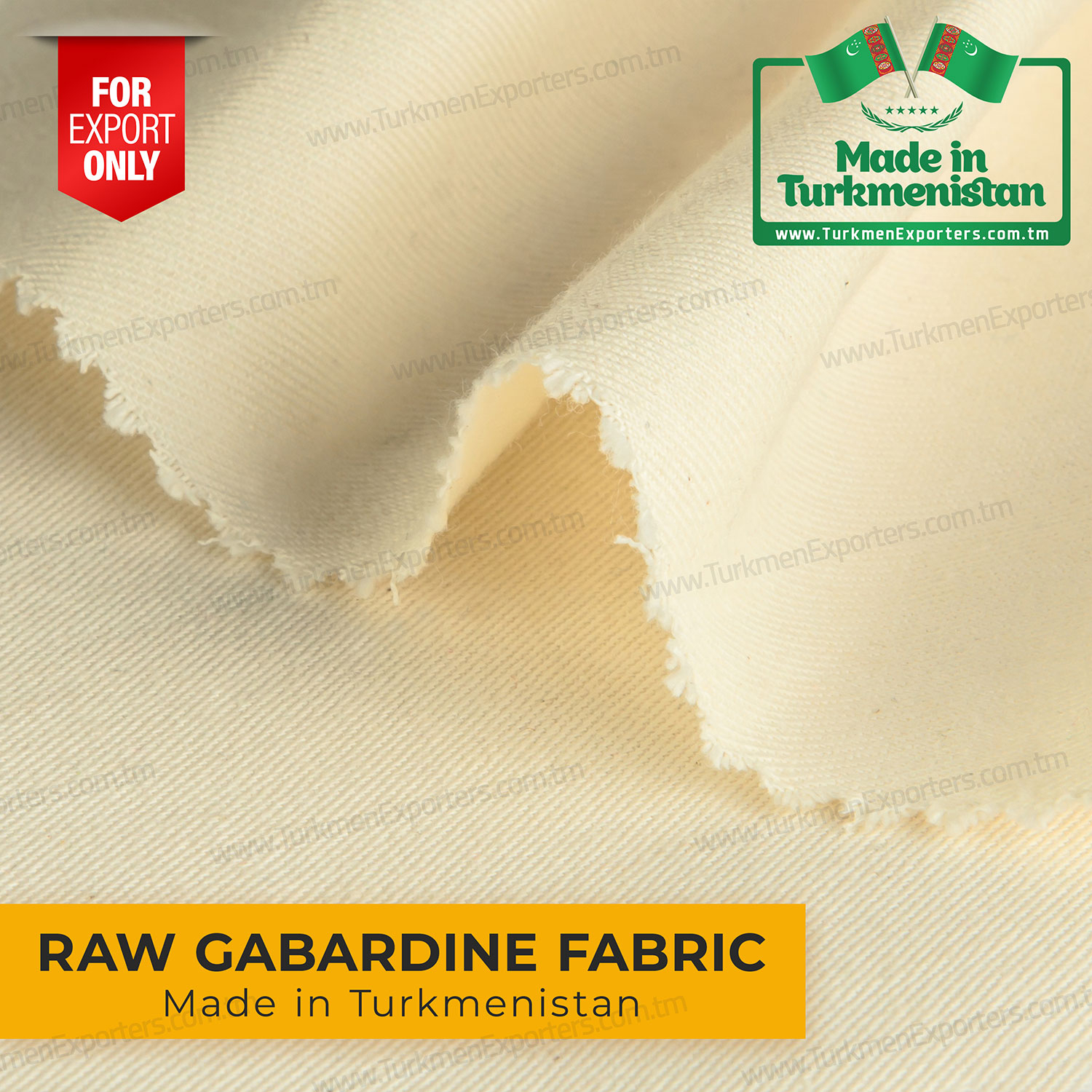 Gabardin çig nah mata Türkmenistanyň önümi | Türkmen Eksport, Import & Söwda Hyzmatlary HK