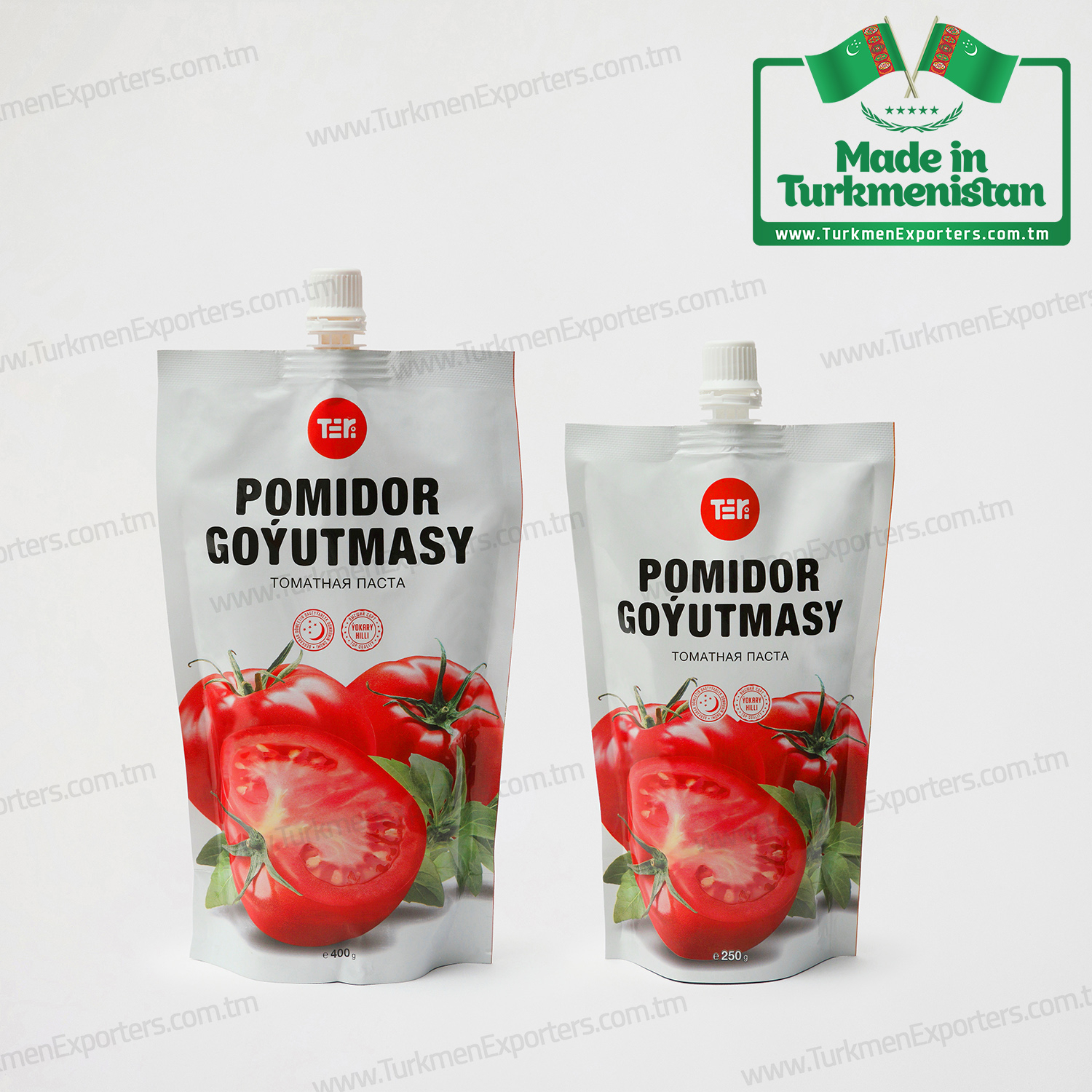 Türkmenistanada öndürilen Pomidor goýutmasy Teri  | Aýly Ýaz HJ