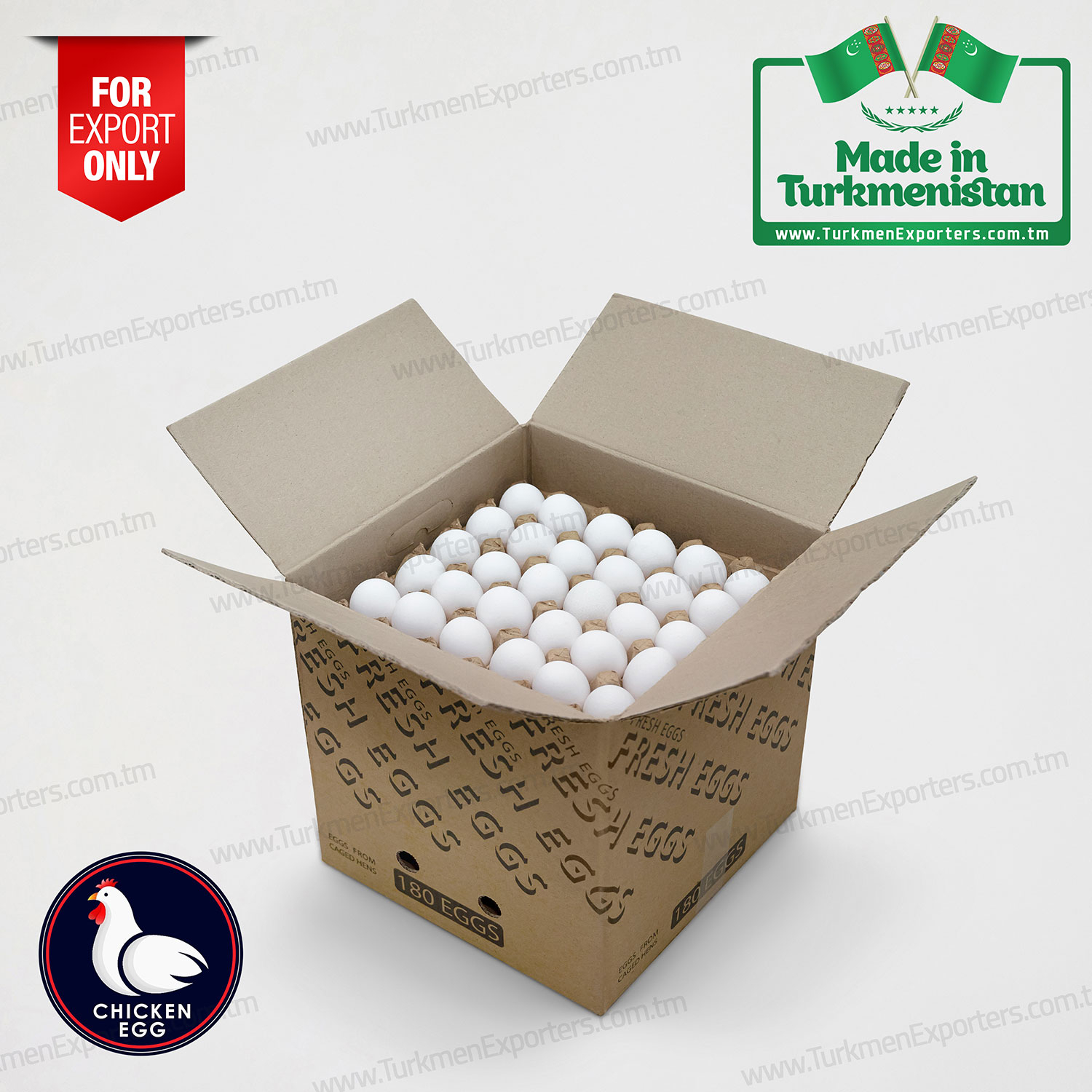 Chicken eggs in Turkmenistan wholesale for export | Gurwan economic society