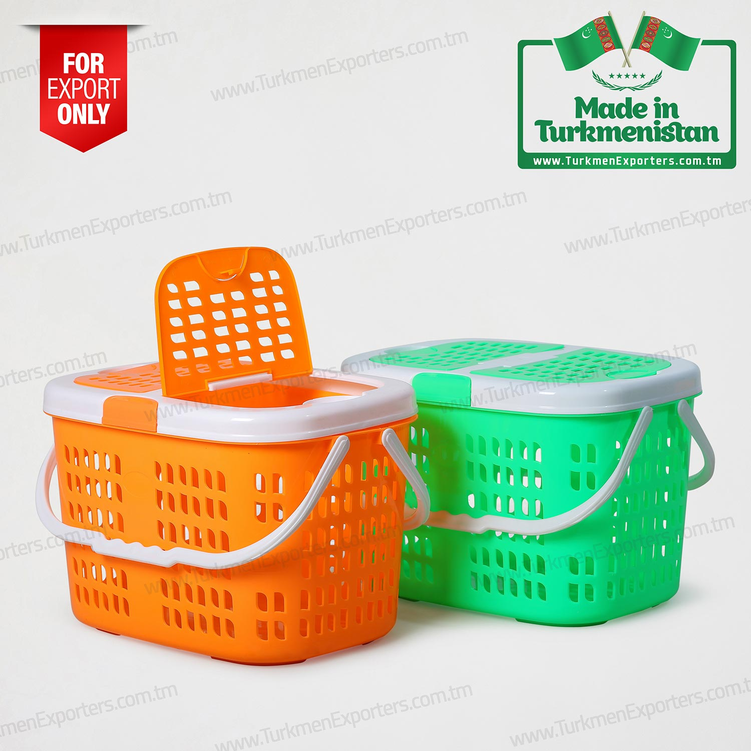 Plastic basket from Turkmenistan wholesale for export | Turkmen Shohle economic society