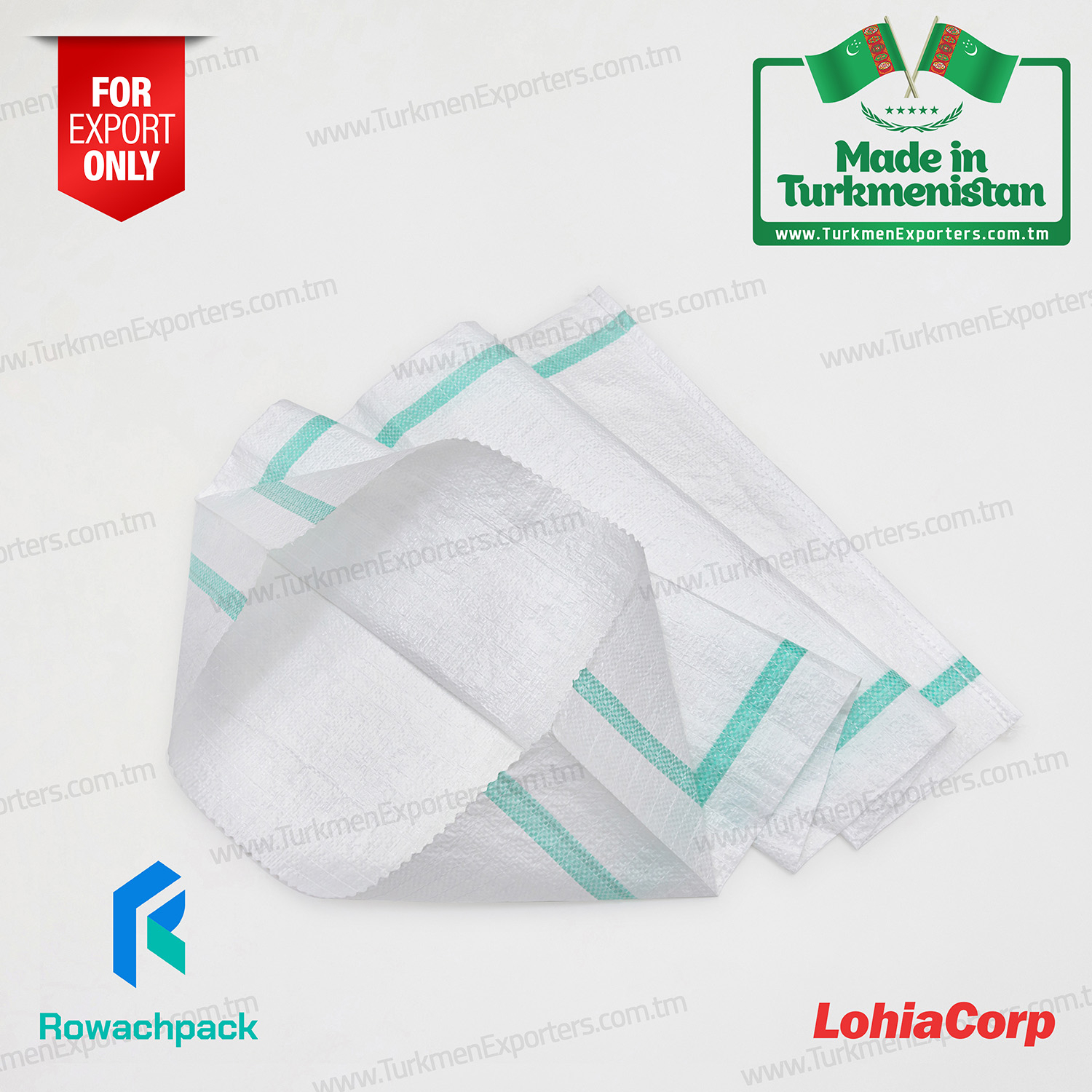 PP woven bags Made in Turkmenistan | Rowachlan Galkynysh individual enterprise 