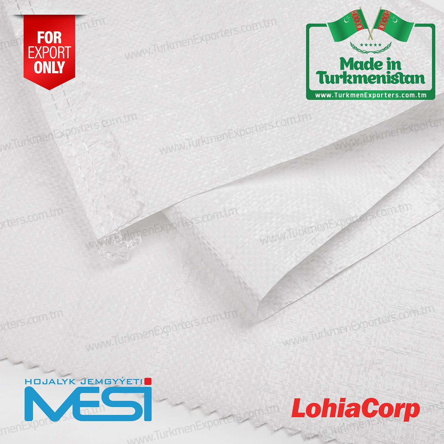 Woven polypropylene bags Made in Turkmenistan | Mesi economic society