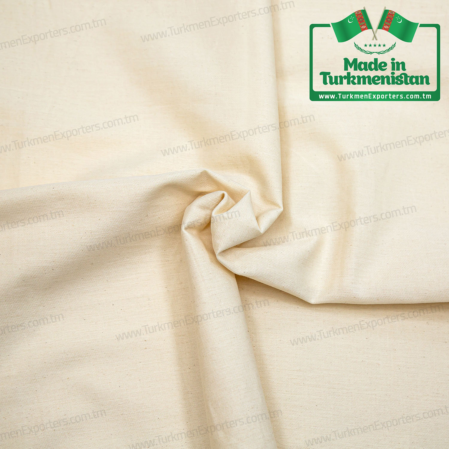 Raw satin cotton fabric | Babadayhan Textile Complex