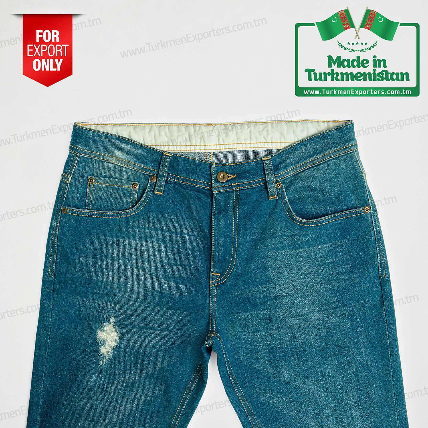 High quality cotton jeans for export from Turkmenistan | Turkmen Export Trading Services Company