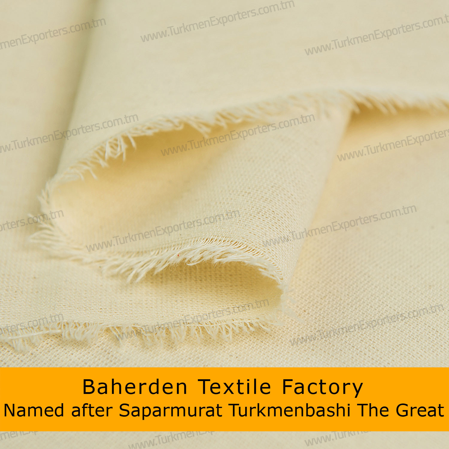 100% cotton greige flannel fabric | Baherden textile factory named after Saparmurat Turkmenbashi the great