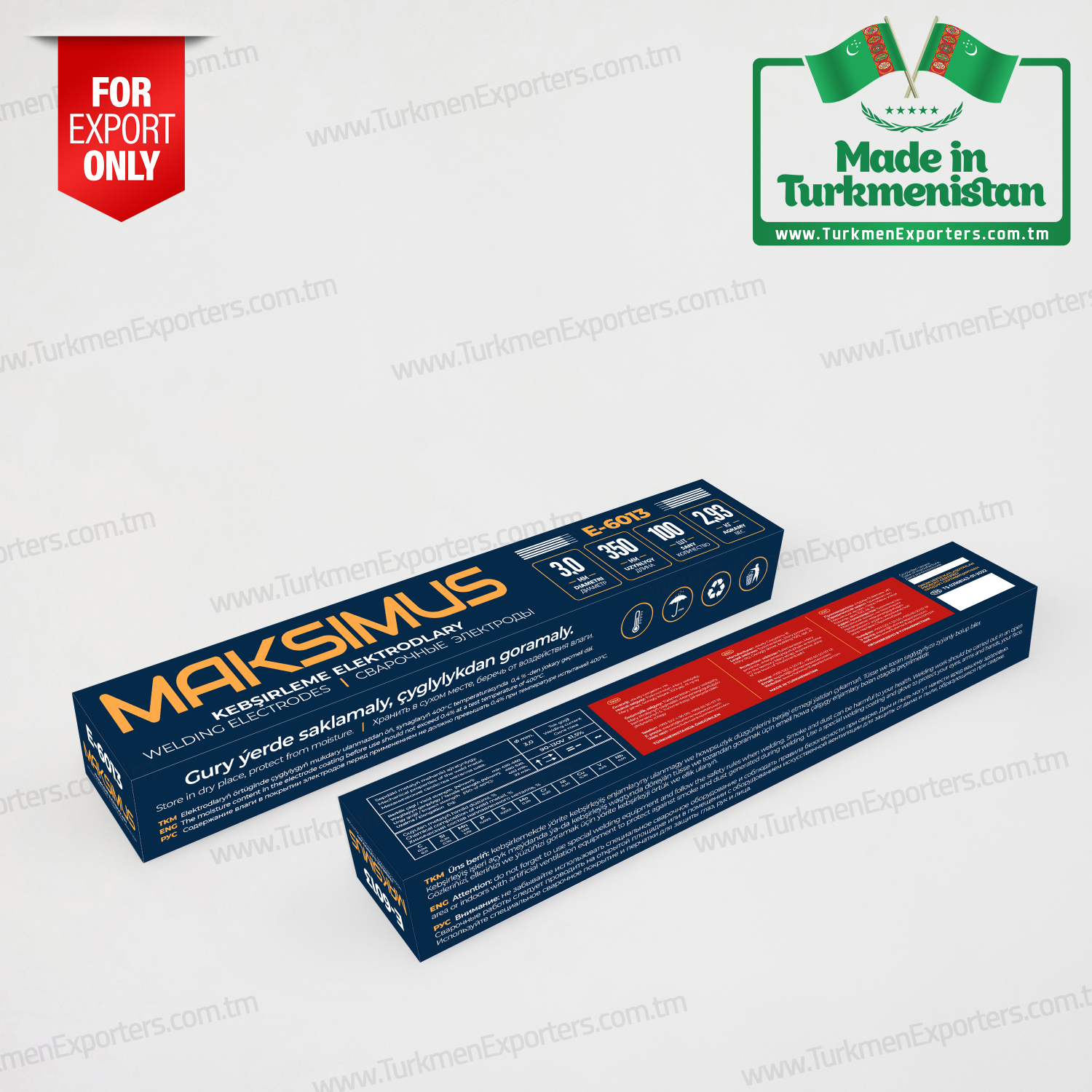 Maksimus E-6013 kaynak elektrodu 3,0x350 mm | Nurlu Gözyetim özel şirketi