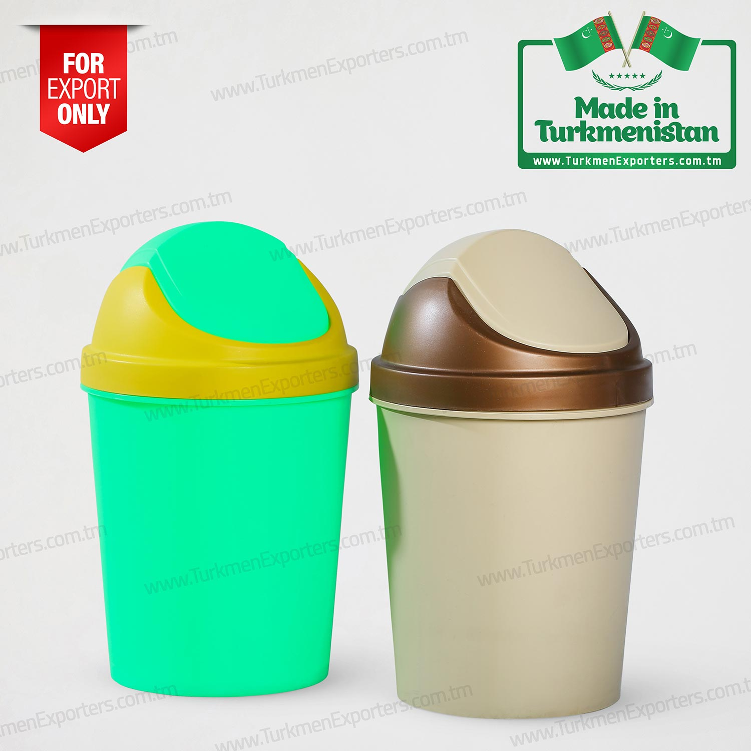 Plastic dustbin wholesale for export from Turkmenistan | Turkmen Shohle economic society