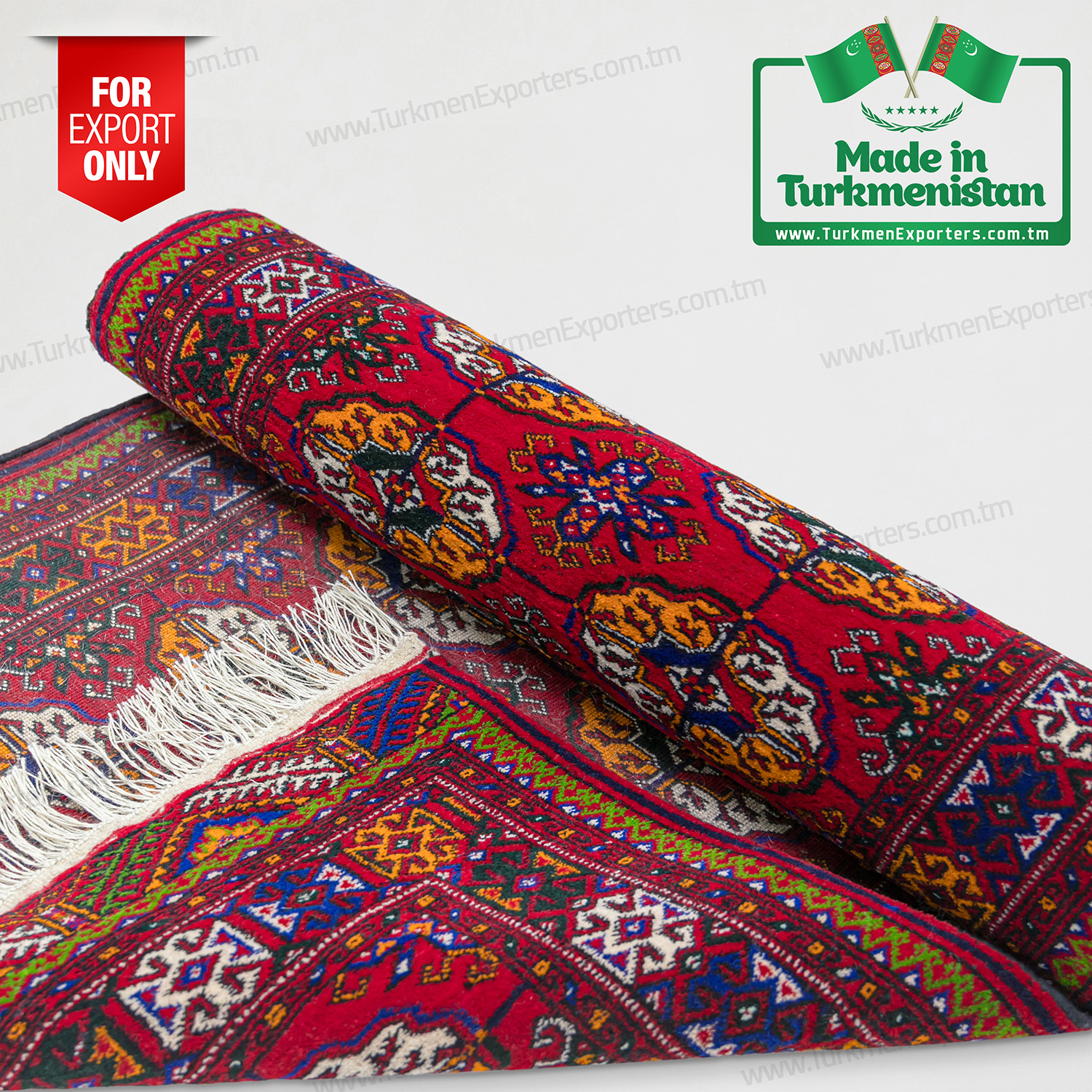 Turkmen national handmade carpet in Turkmenistan | Kumush Yupek economic society