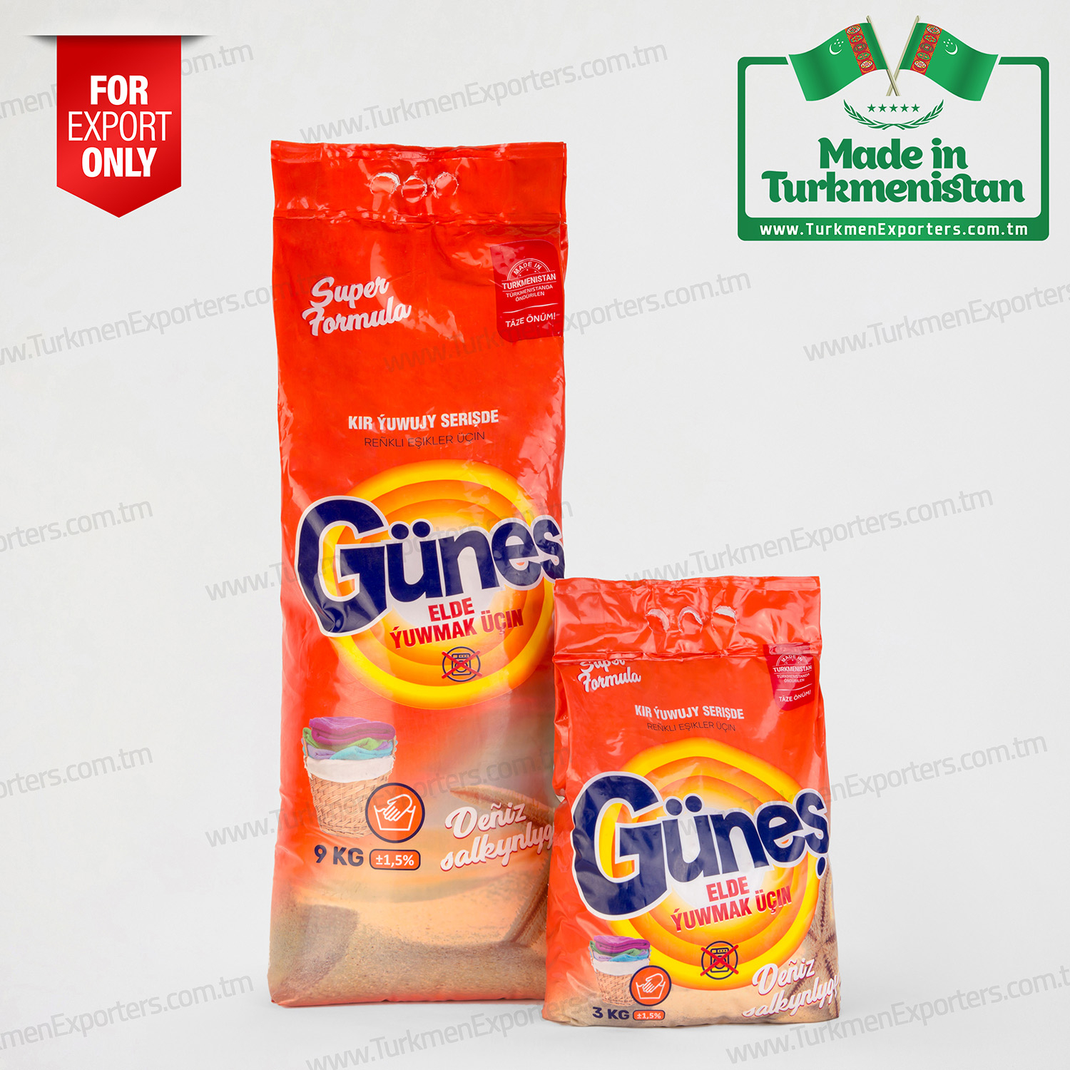 Elde ýuwmak üçin kir ýuwujy serişde Güneş | Türkmen Berk Metal HK