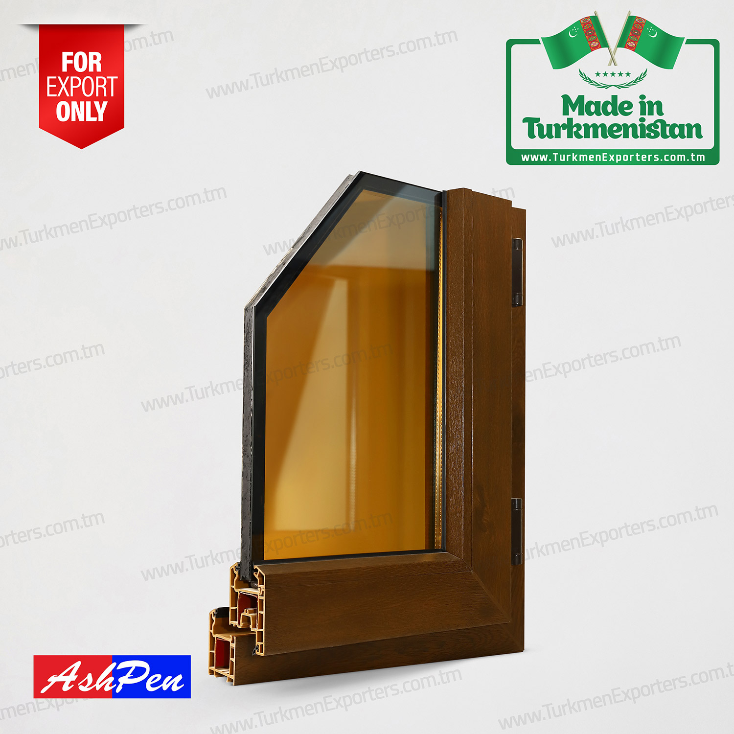 Plastic window profiles wholesale for export from Turkmenistan | Turkmen Penjire economic society