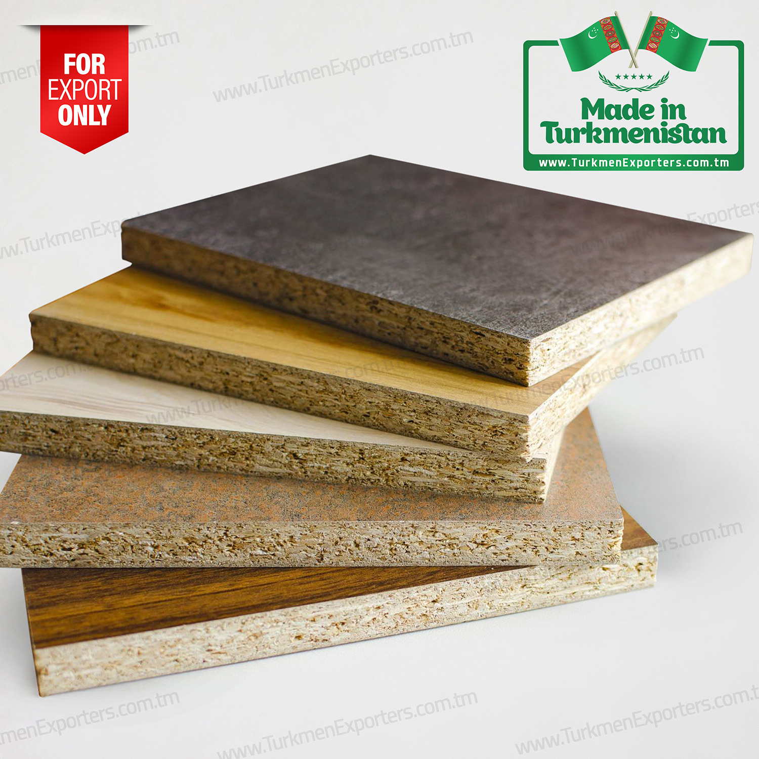 Melamin kaplı yonga levha Türkmenistan ürünü | Türkmen ihracat ithalat ve ticaret hizmetleri özel şirketi
