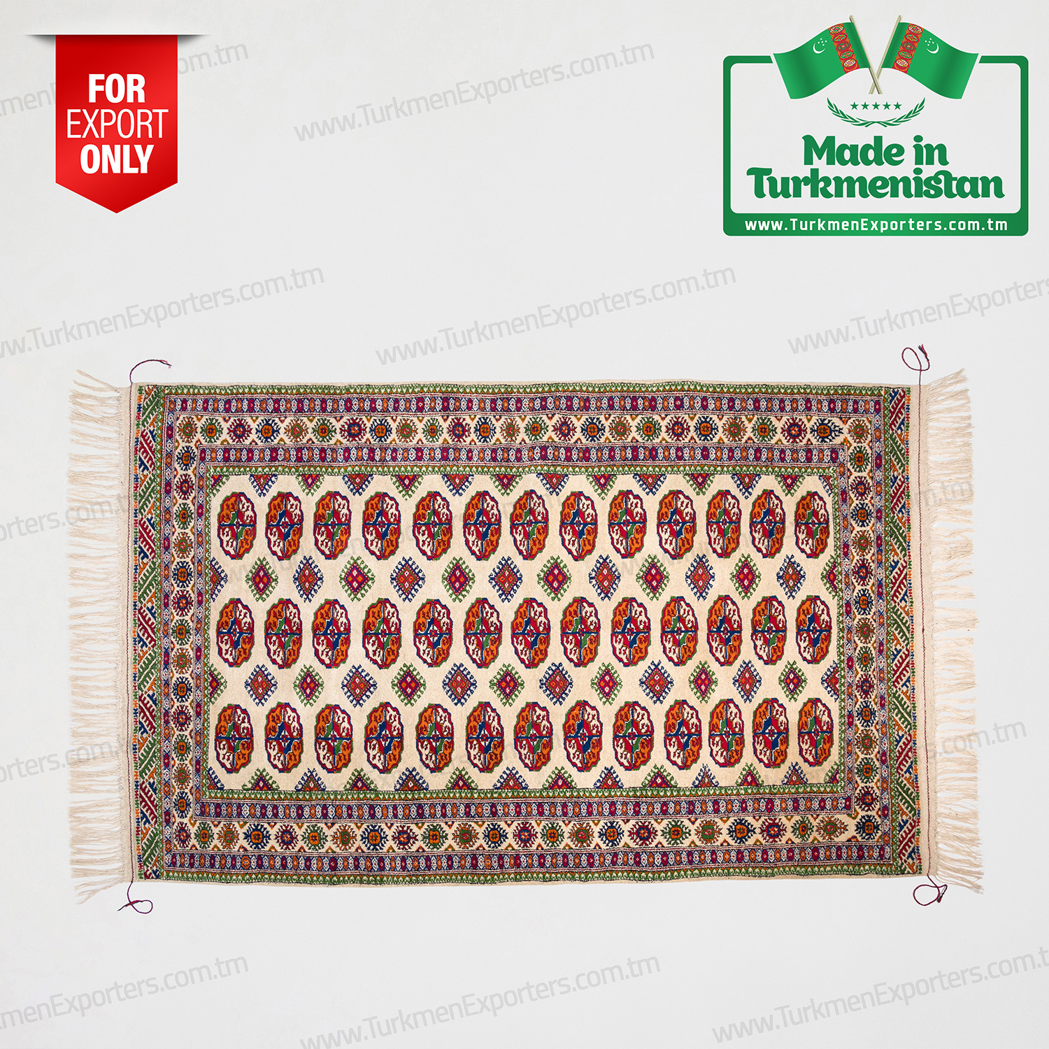 Turkmen national handmade carpet wholesale for export | Kumush Yupek economic society