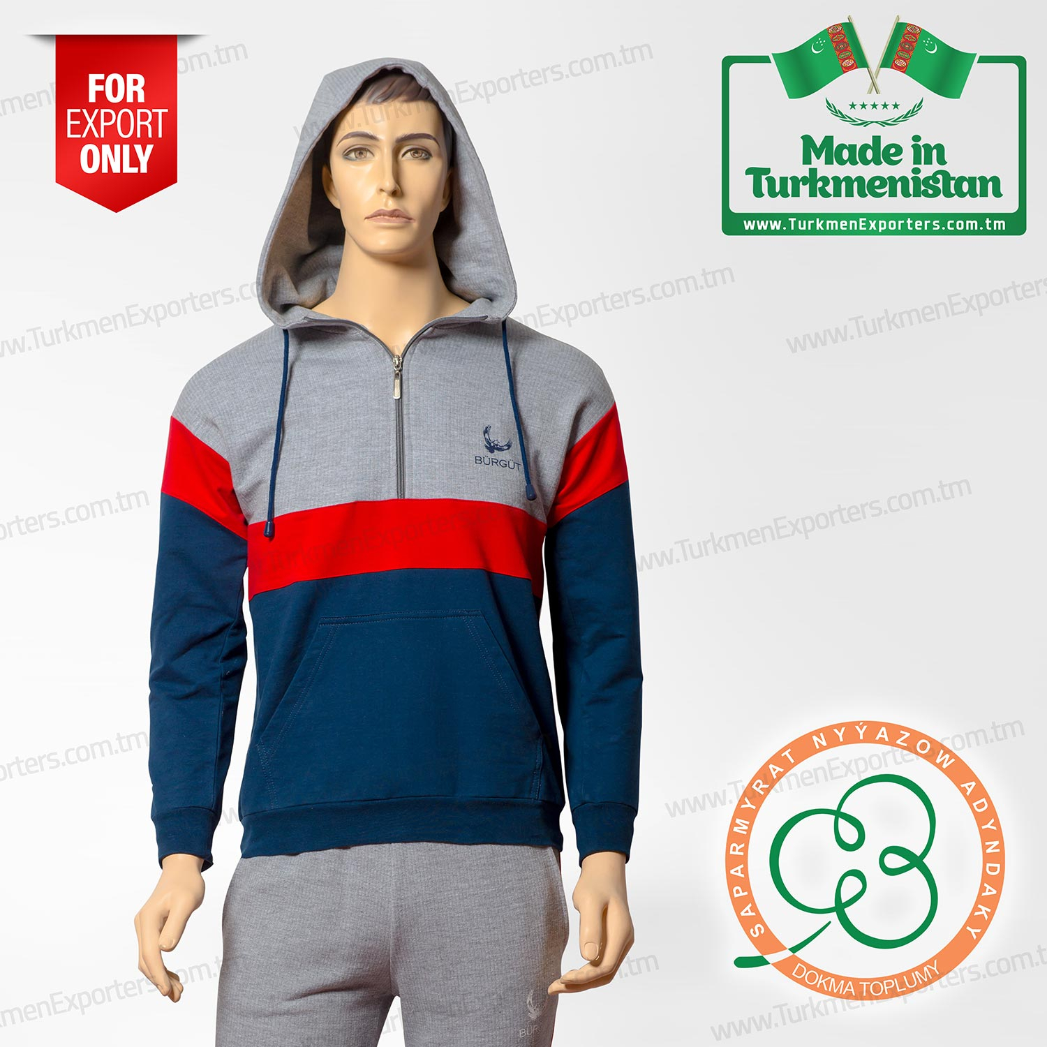 Men's tracksuits | Gypjak textile complex named after Saparmurat Niyazov