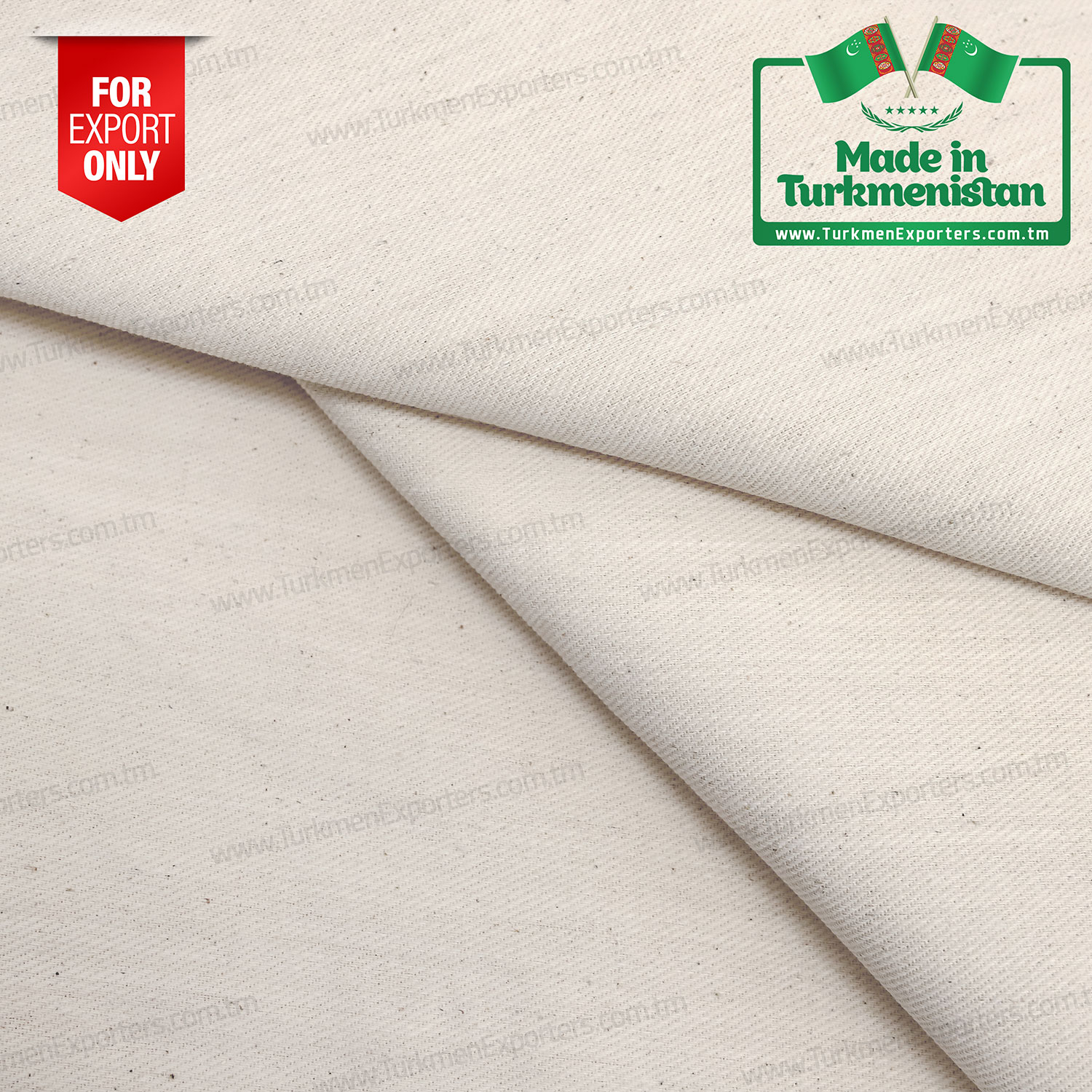 Raw greige gabardine fabric  | Turkmen Export Trading Services Company