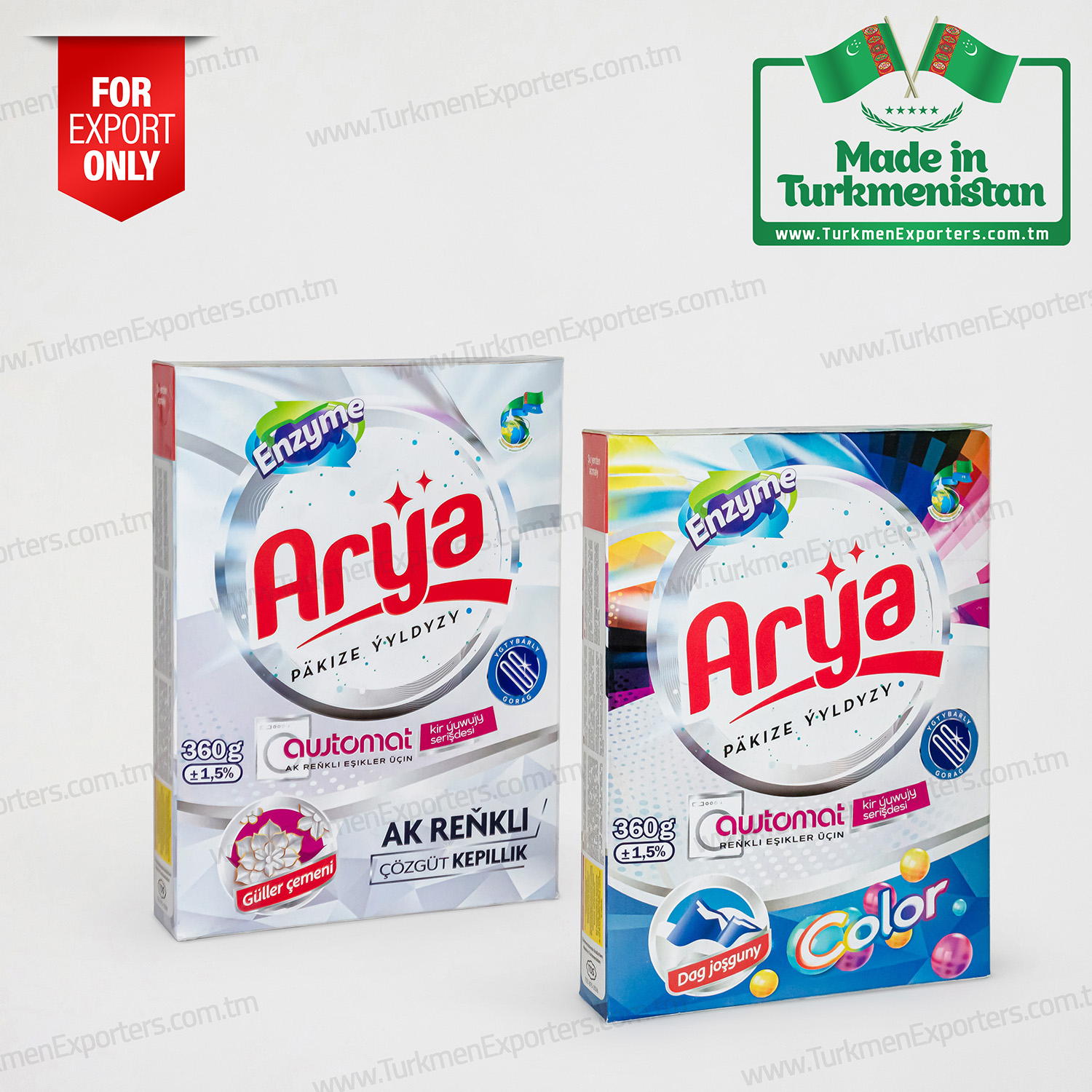 Стиральные порошки автомат Arya 360гр | Ынамлы Максат ХО