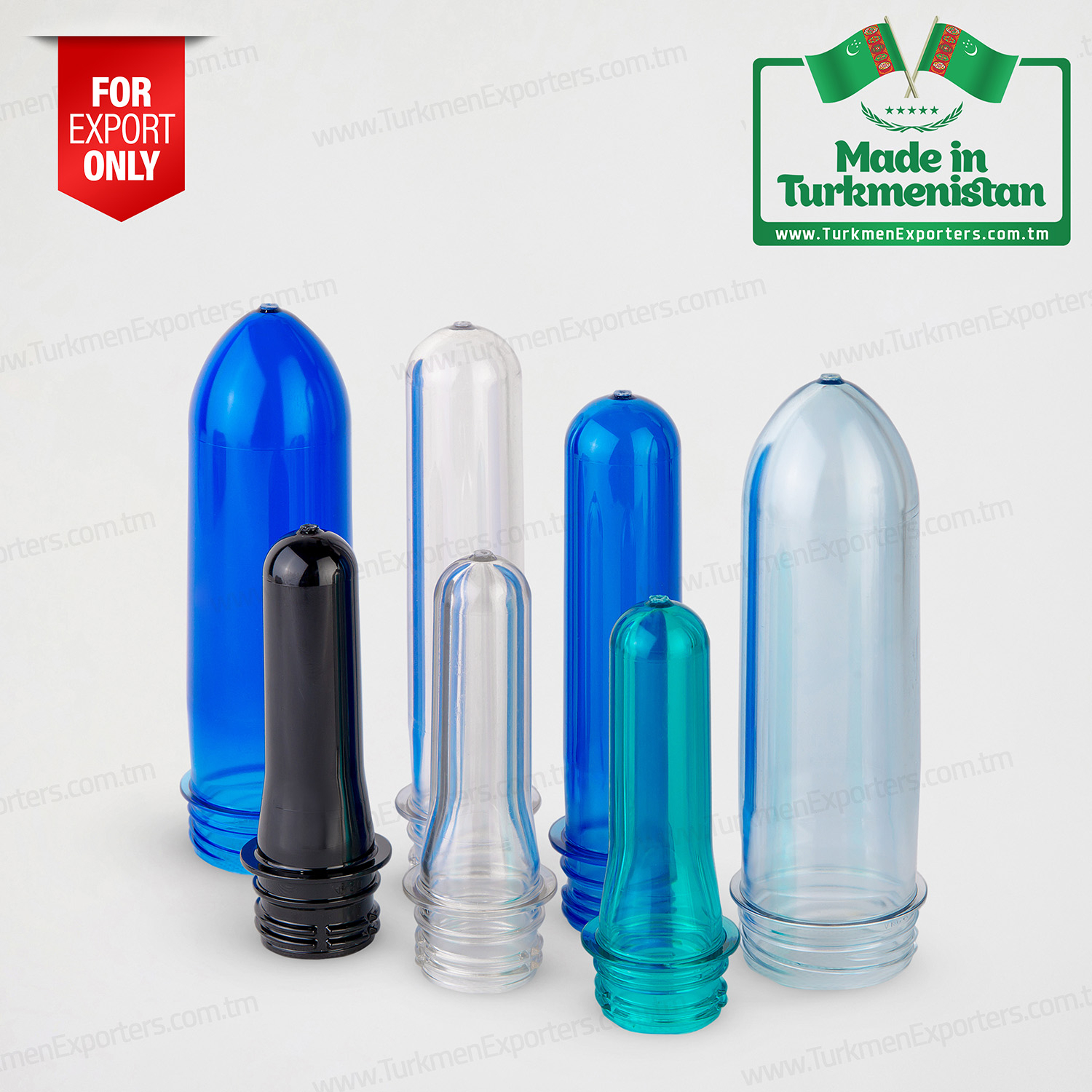 Пластиковая ПЭТ преформа оптом на экспорт из Туркменистана | Ак Гап ХО