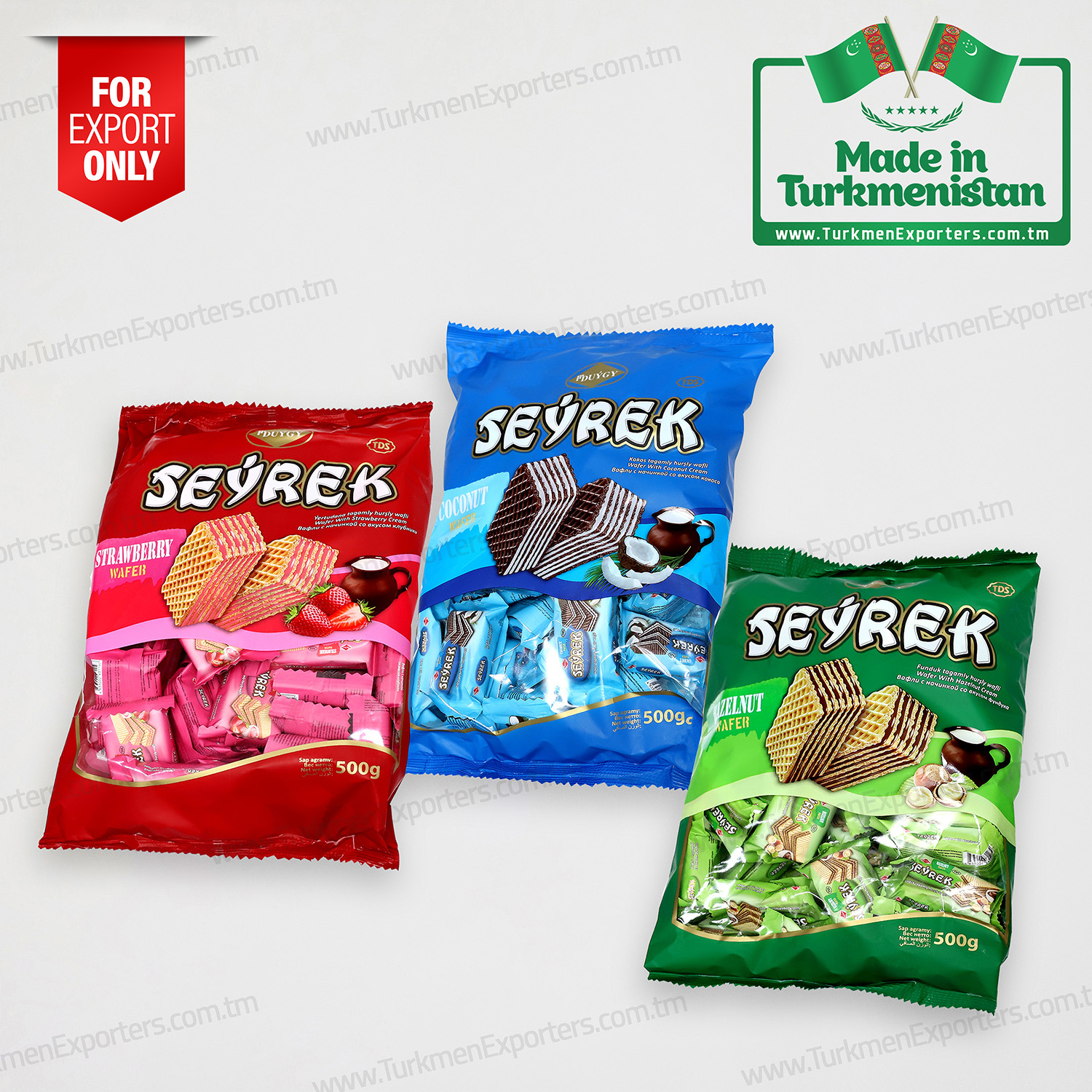 Wafers wholesale from Turkmenistan | Duygy Confectionary Factory