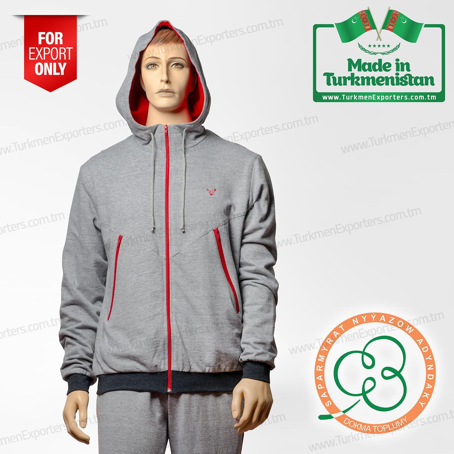 Men's tracksuits in Turkmenistan wholesale for export | Gypjak textile complex named after Saparmurat Niyazov