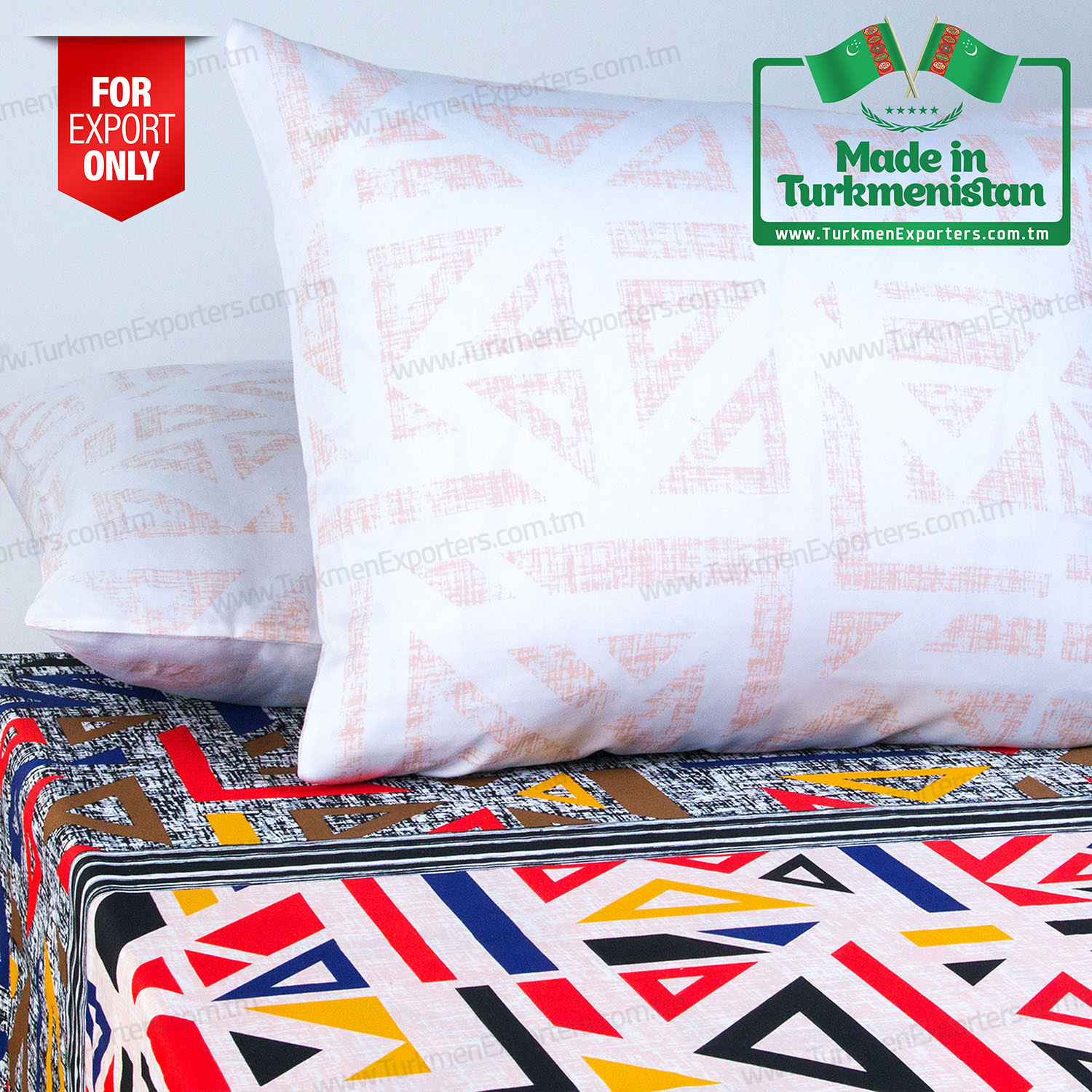 Cretonne bed linen Made in Turkmenistan | Turkmenbashi Textile Complex