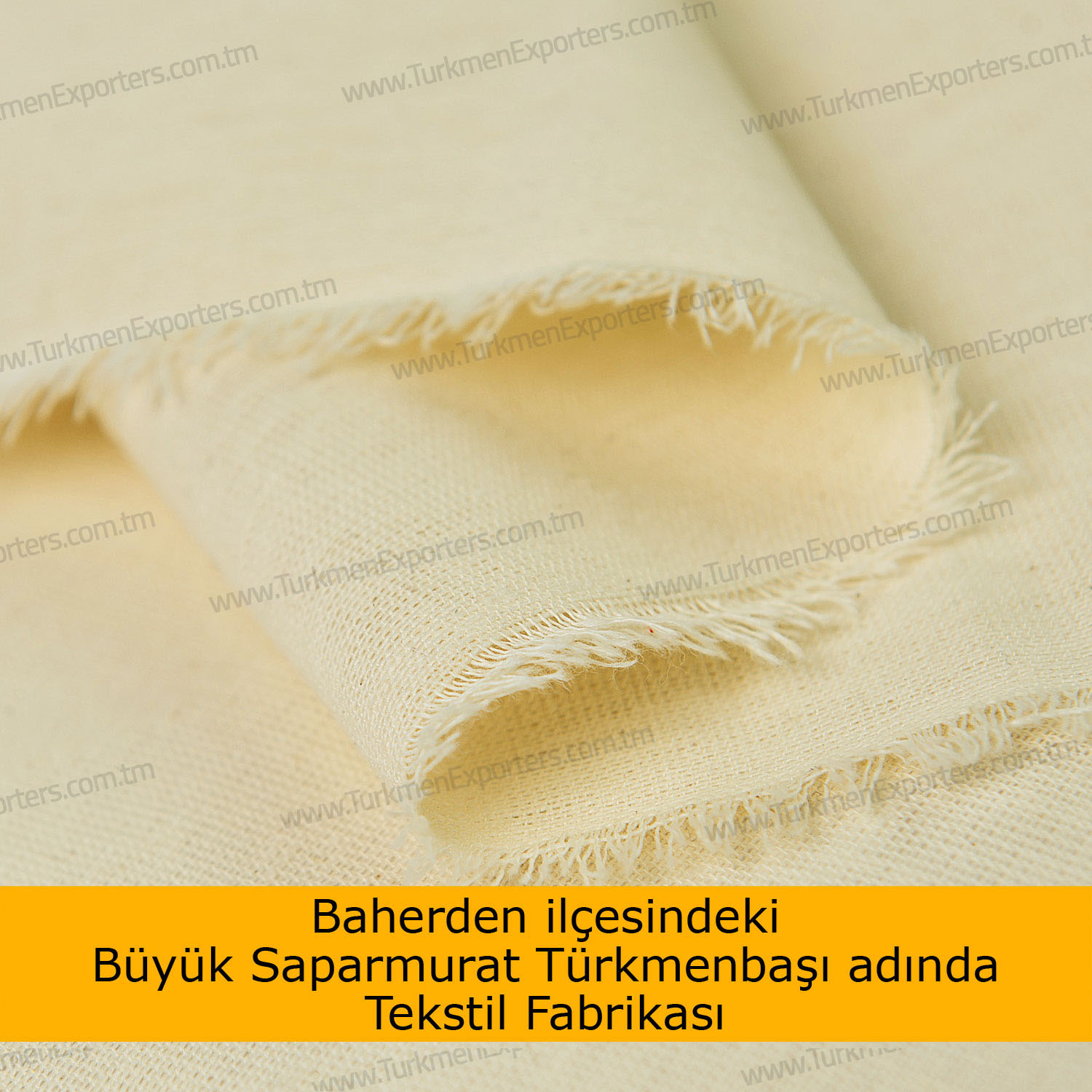 Türkmenistanda üretilmiş Flanel ham kumaş | Baherden ilçesindeki Büyük Saparmurat Türkmenbaşı adında tekstil fabrikası