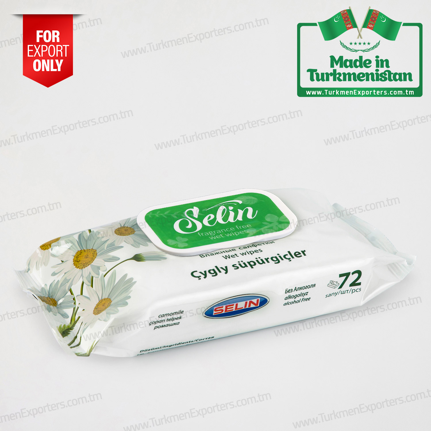 Selin papatya kokulu 72 yaprak ıslak mendil | Umutlu Nesil limited şirketi