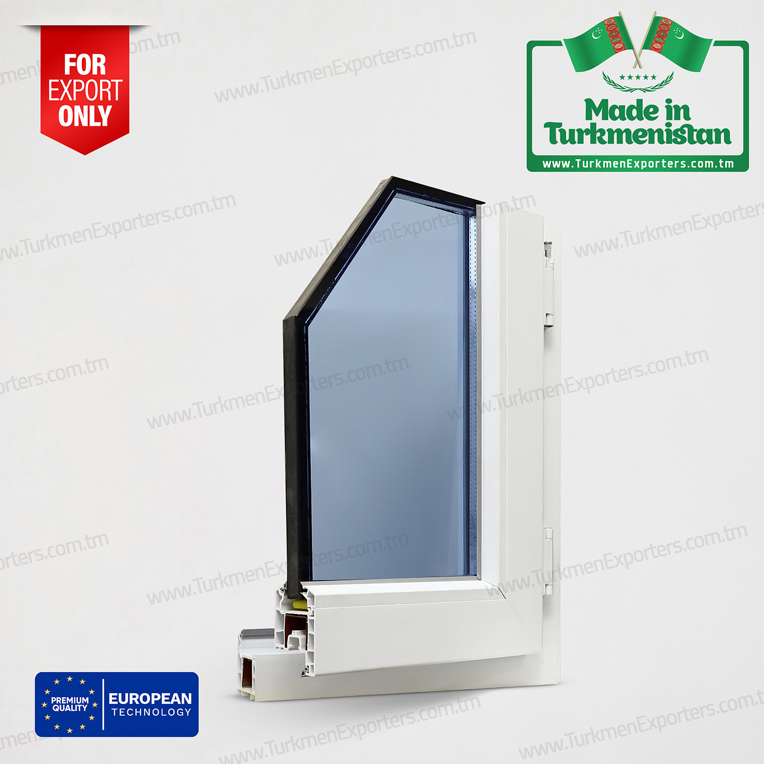 Plastic window profile in Turkmenistan | Turkmen Penjire economic society