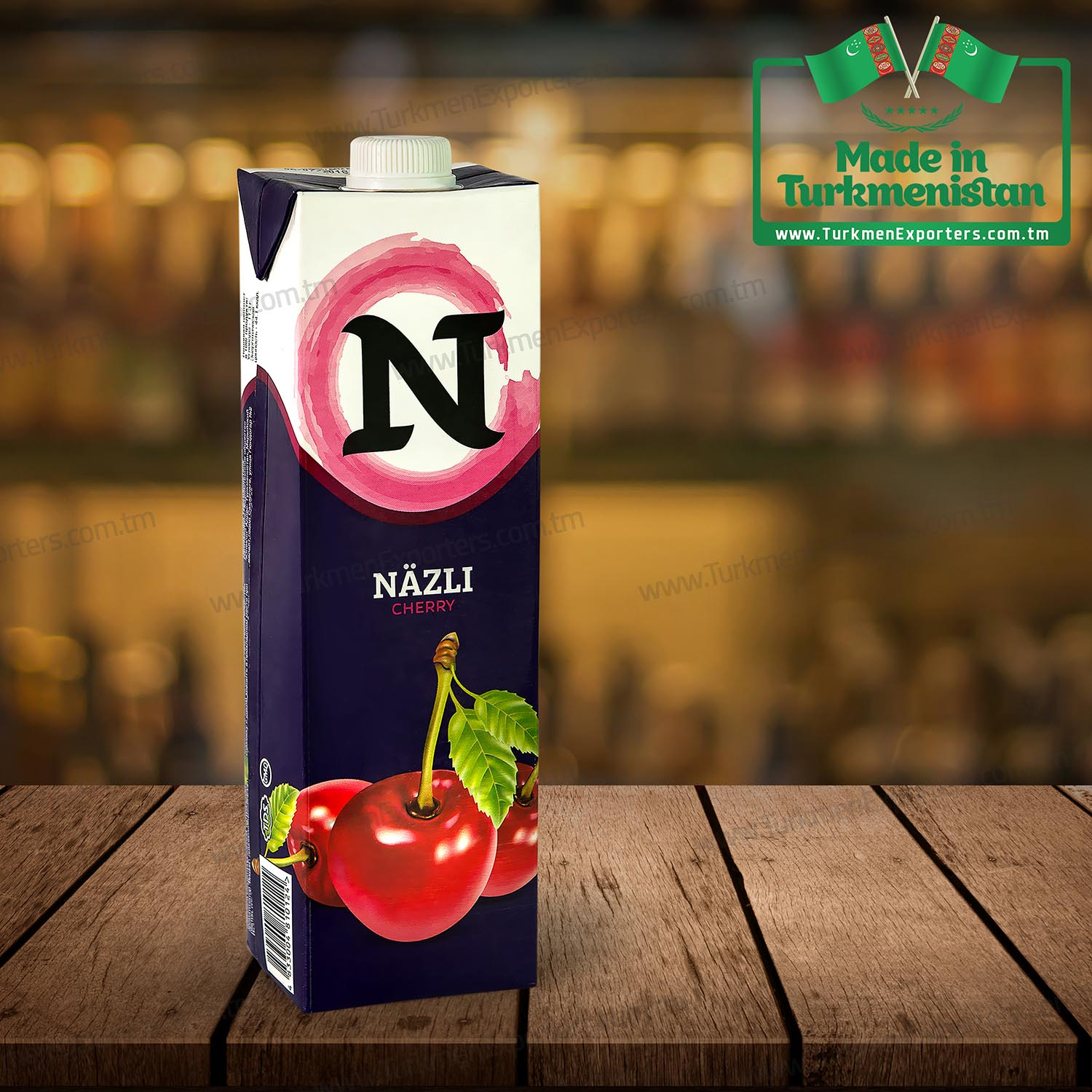 Cherry fruit juice Nazli 1 Litre | Yupekchi economic society