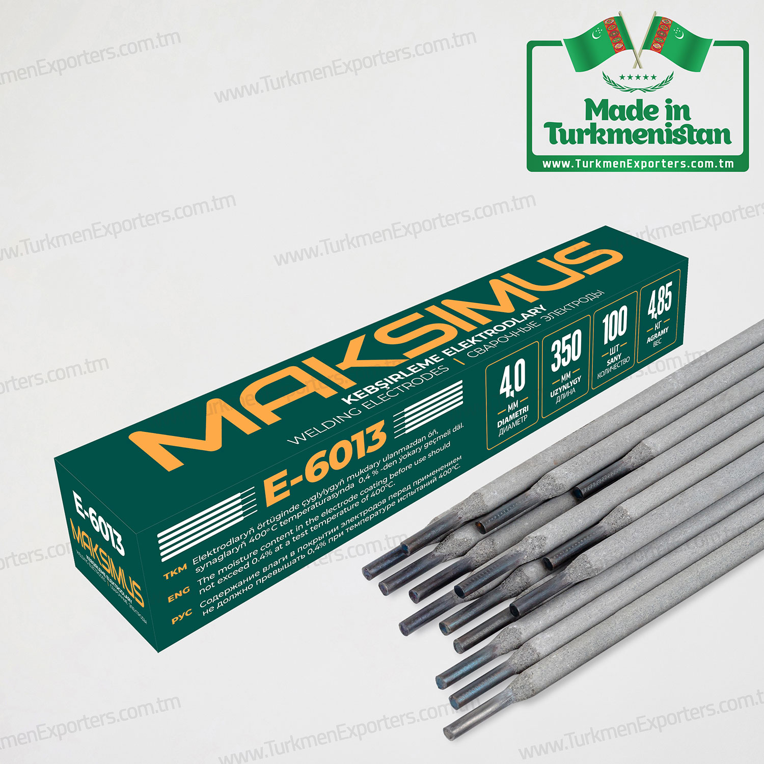 Welding electrode E-6013 wholesale from Turkmenistan | Nurly Gozyetim individual enterprise