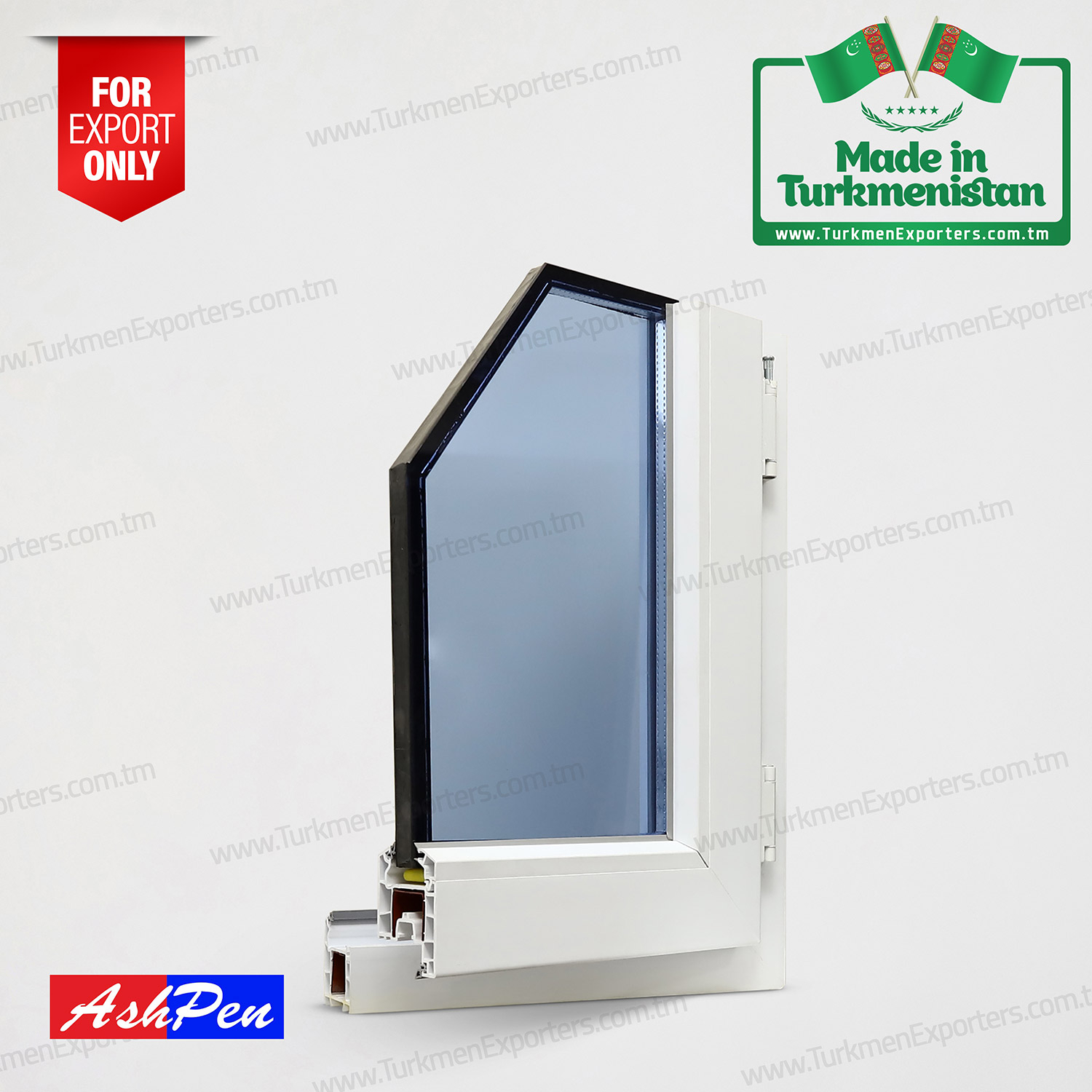 Plastic window profile in Turkmenistan | Turkmen Penjire economic society
